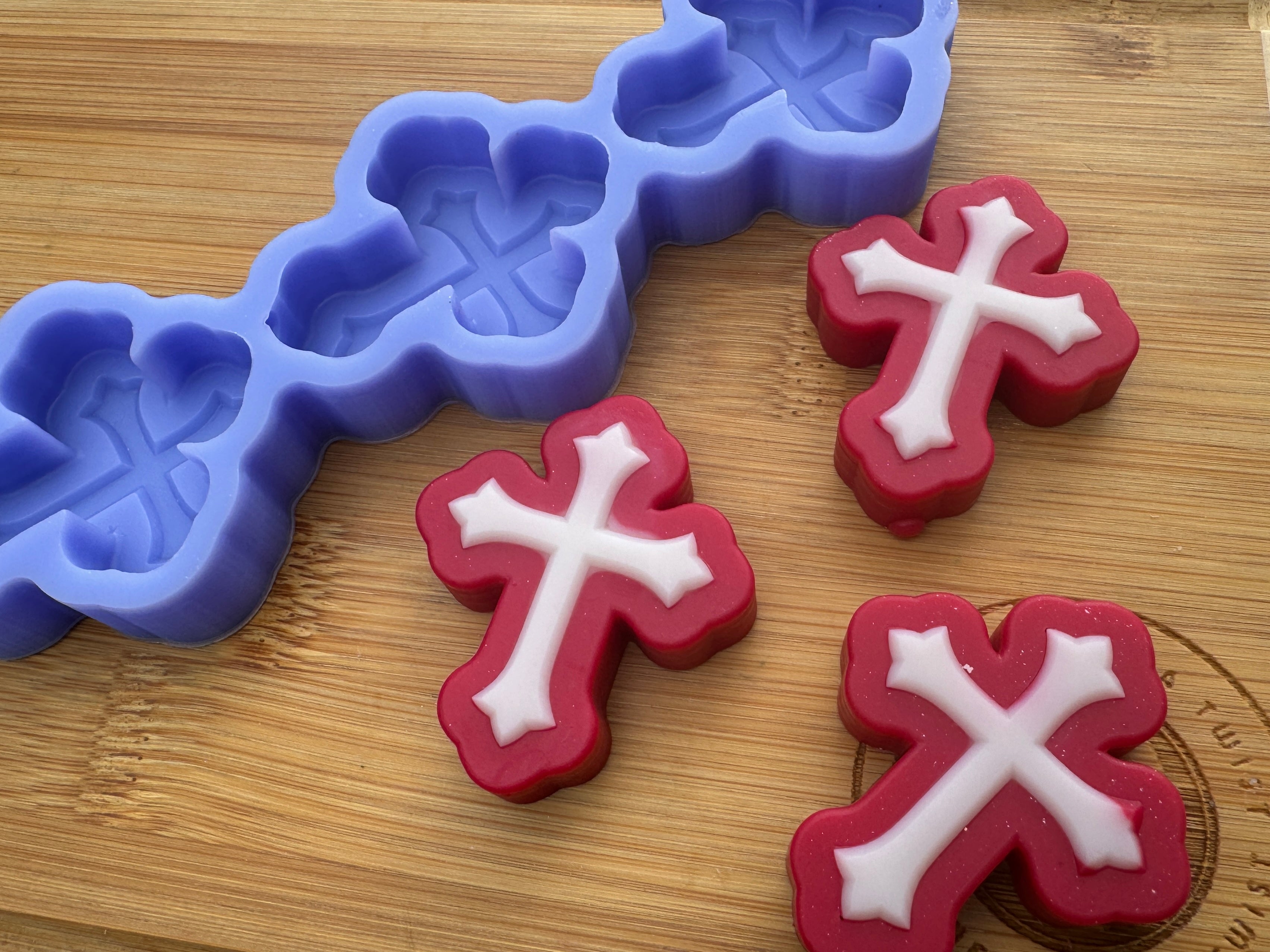 3D Cross Silicone Mold