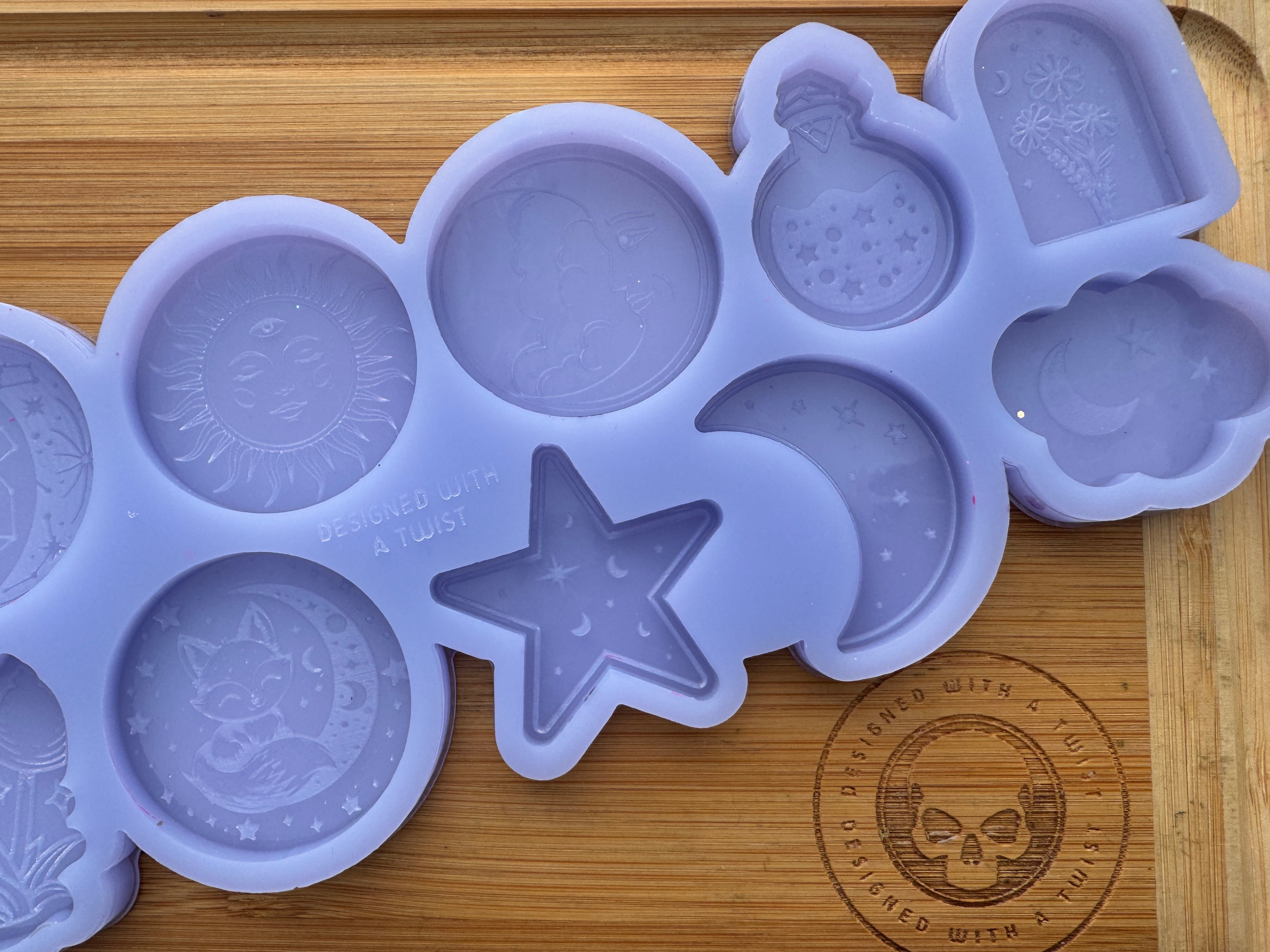 Celestial Topper Palette Silicone Mold