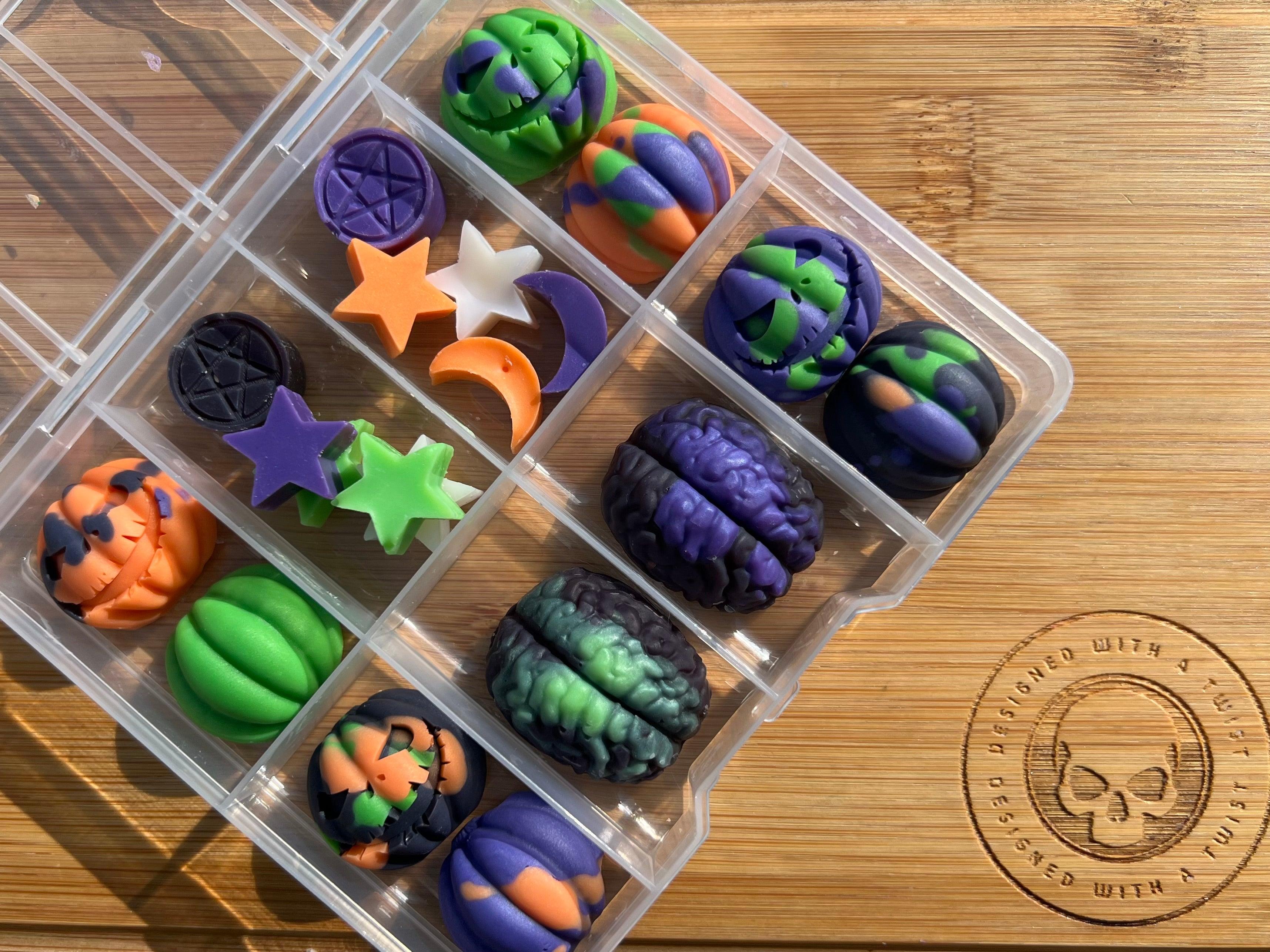 Mini 3D Pumpkins Wax Melt Silicone Mold - Designed with a Twist - Top quality silicone molds made in the UK.