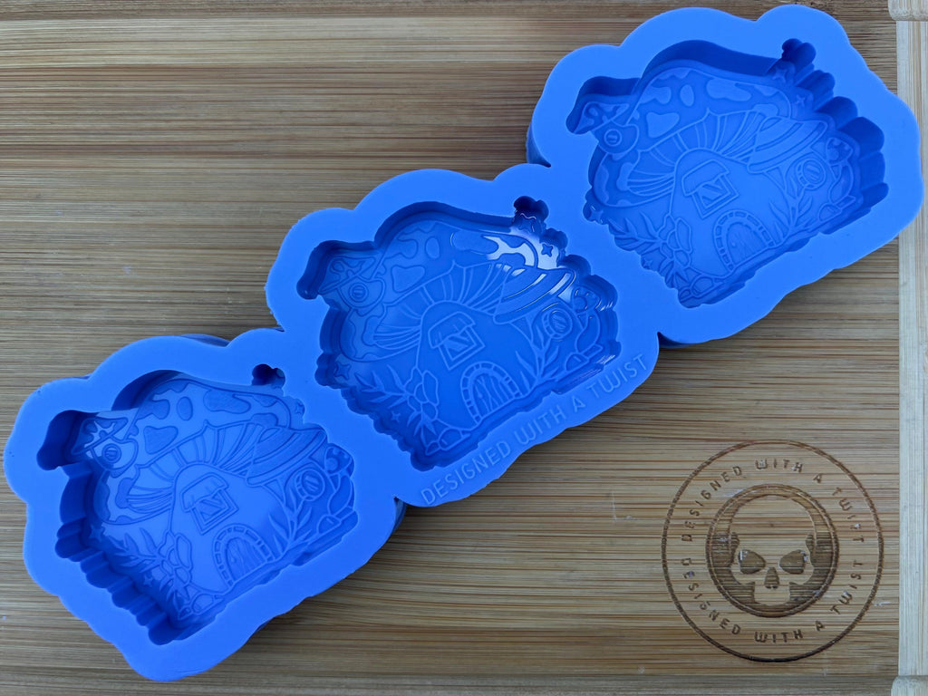 Mushroom 3D Wax Melt Silicone Mold for Wax. Mushroom Wax Melt