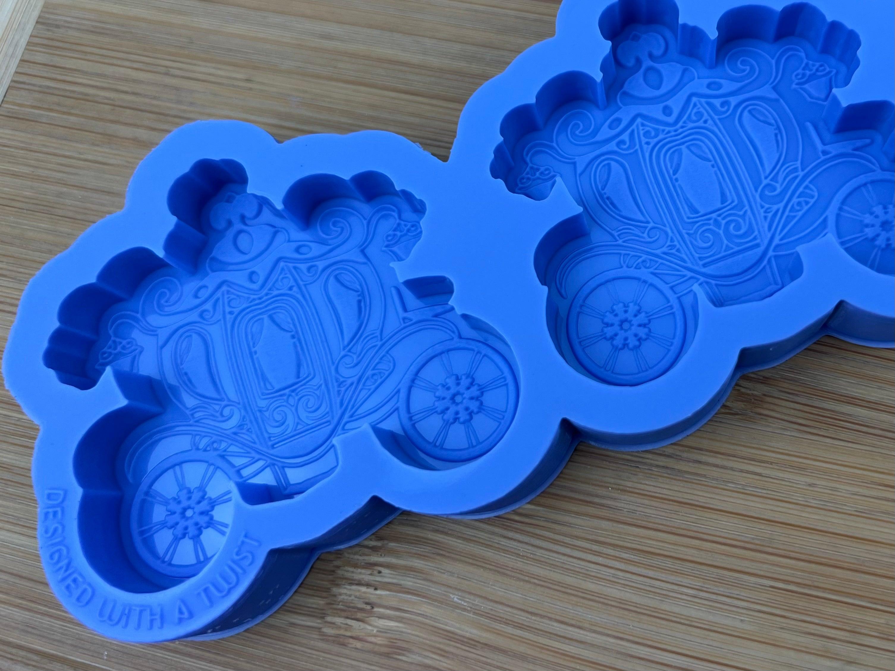 Fairytale Carriage Wax Melt Silicone Mold - Designed with a Twist - Top quality silicone molds made in the UK.
