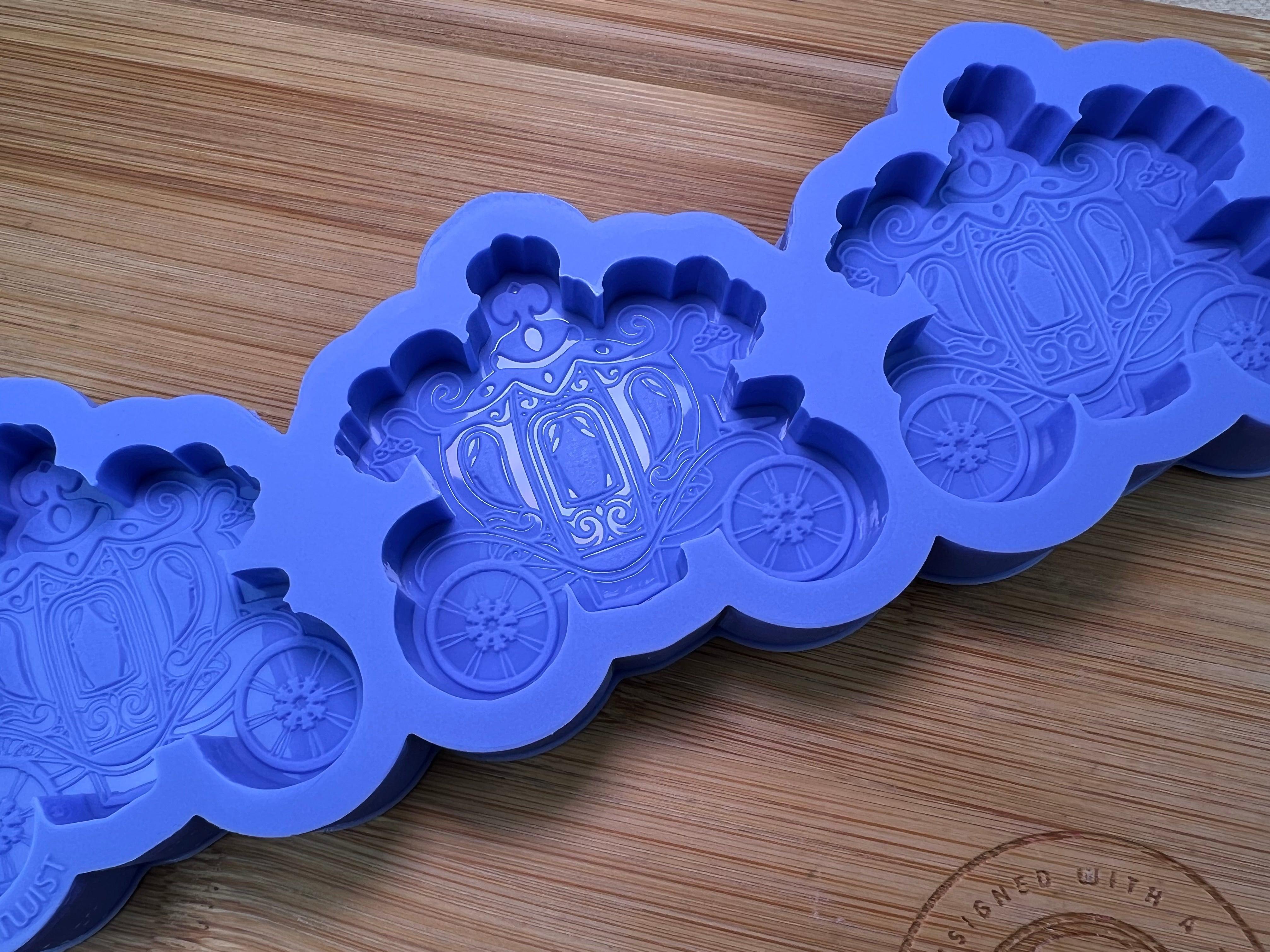 Fairytale Carriage Wax Melt Silicone Mold - Designed with a Twist - Top quality silicone molds made in the UK.