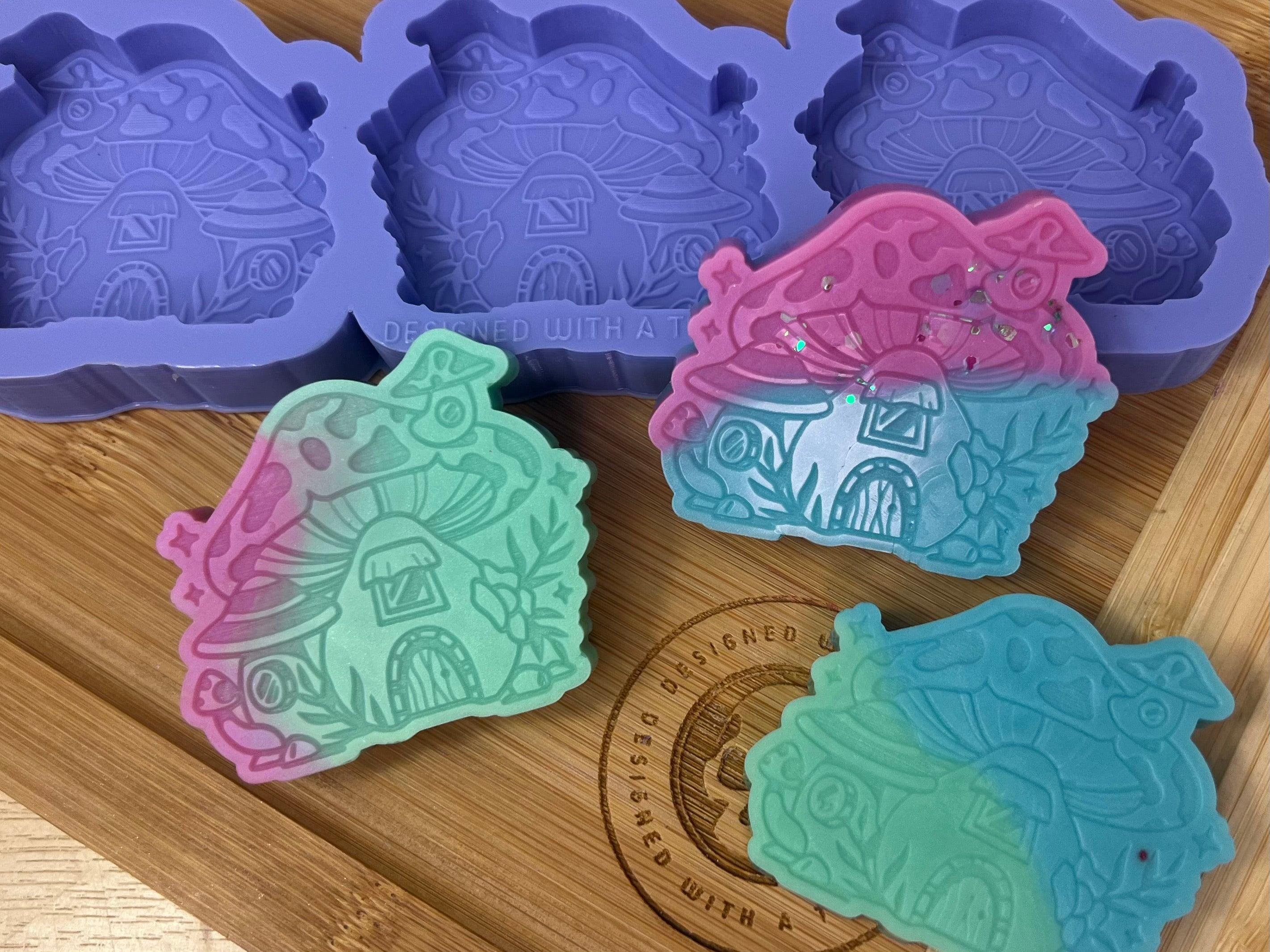 Fairy House Wax Melt Silicone Mold - Designed with a Twist - Top quality silicone molds made in the UK.