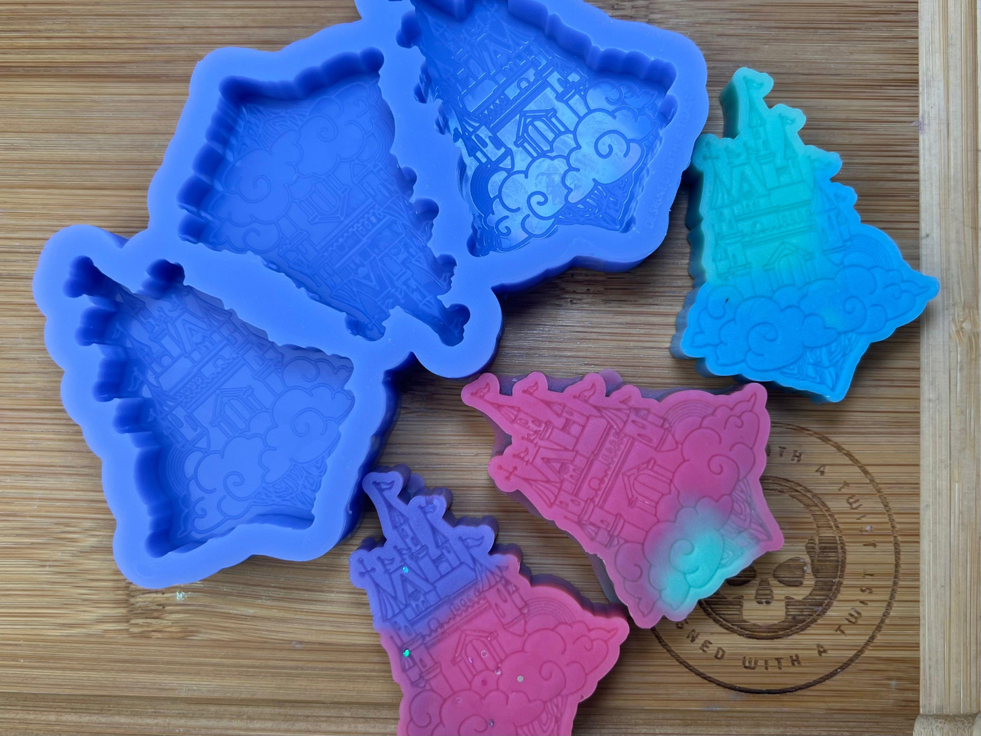 Dream Castle Wax Melt Silicone Mold - Designed with a Twist - Top quality silicone molds made in the UK.