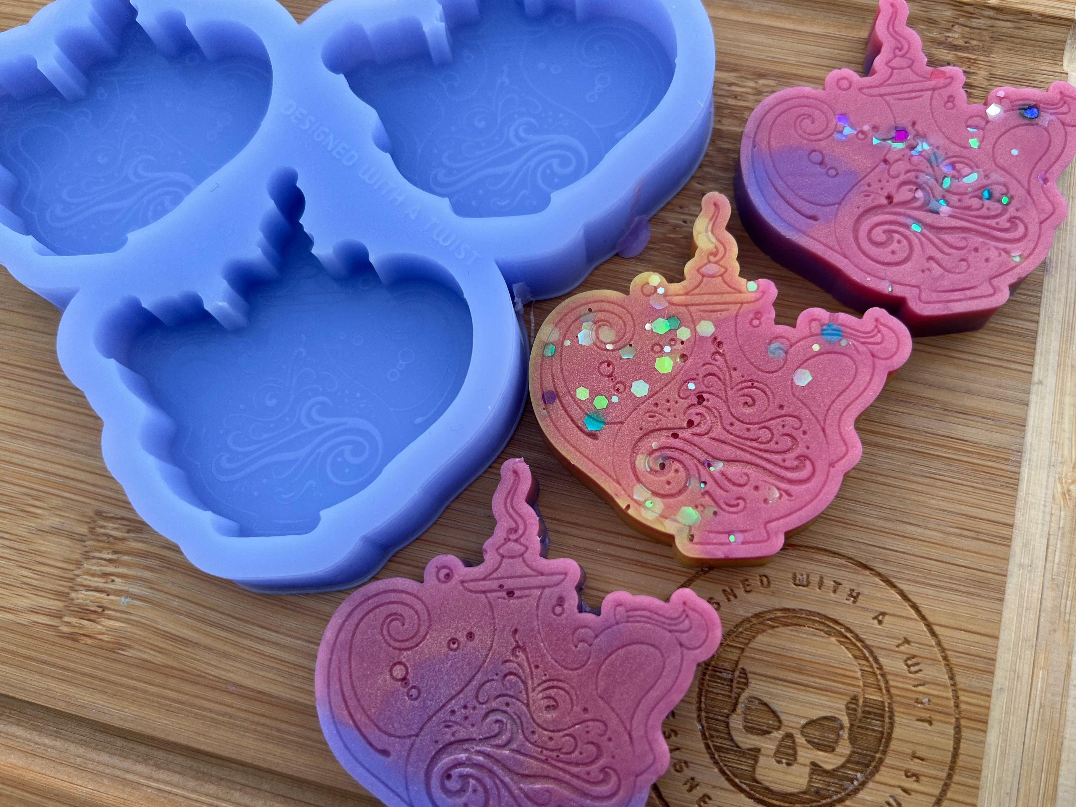 Genie Lamp Wax Melt Silicone Mold - Designed with a Twist - Top quality silicone molds made in the UK.