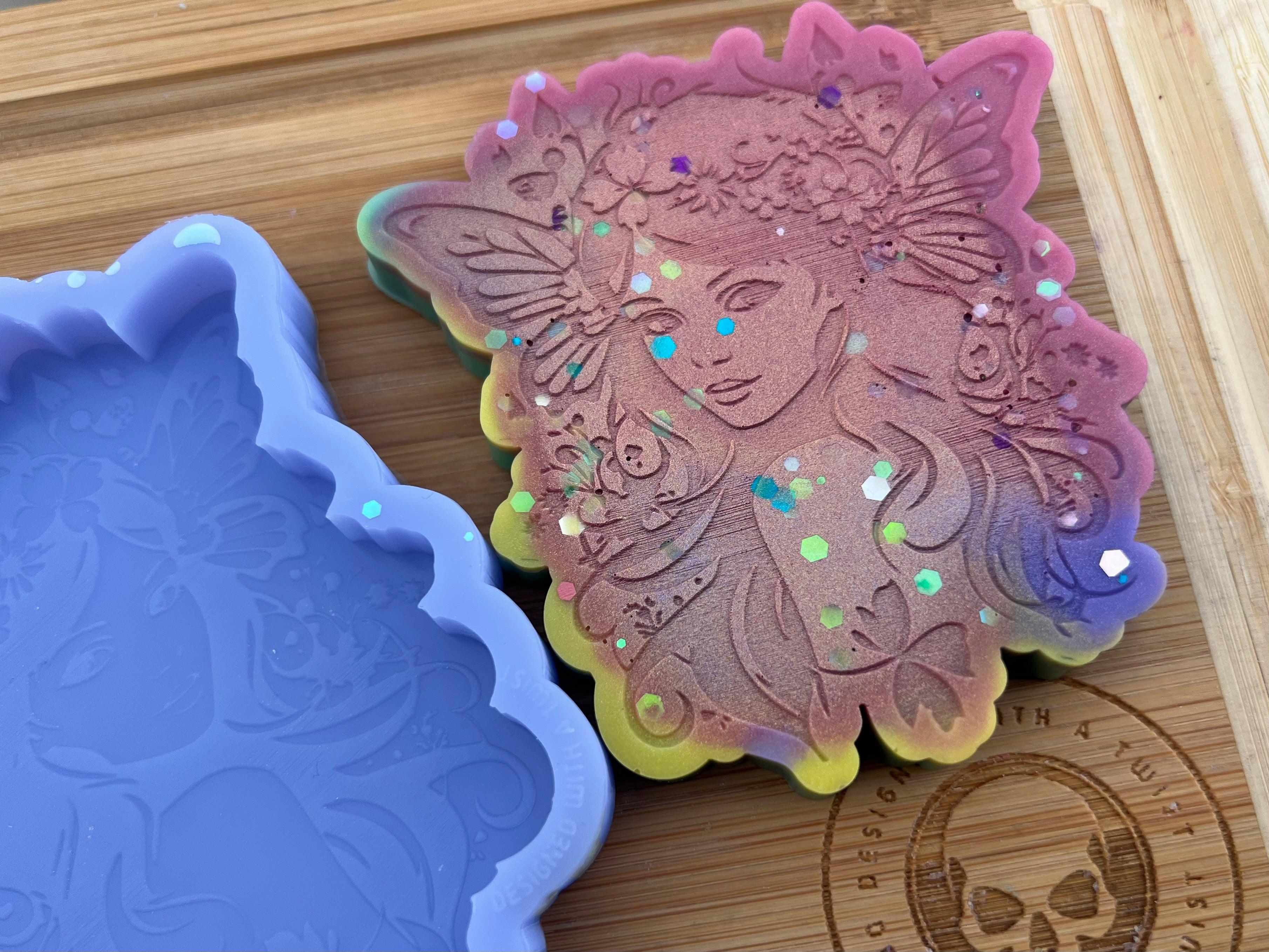 Woodland Fairy Wax Melt Silicone Mold - Designed with a Twist - Top quality silicone molds made in the UK.