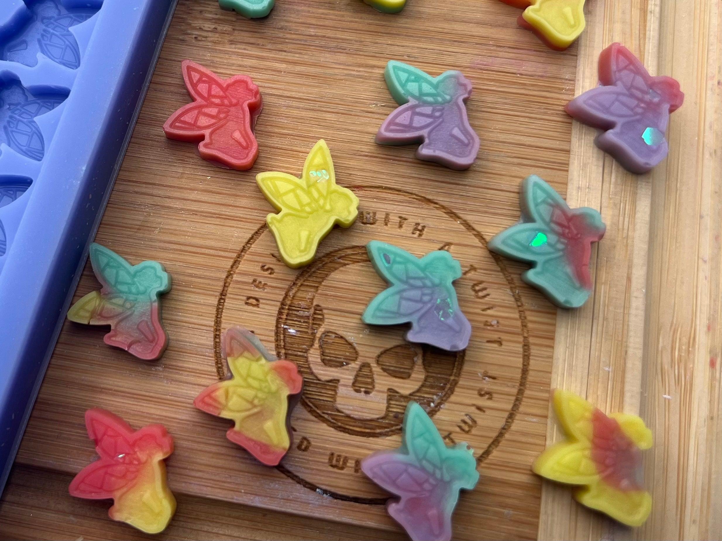 Fairy Scrape n Scoop Wax Silicone Mold - Designed with a Twist - Top quality silicone molds made in the UK.