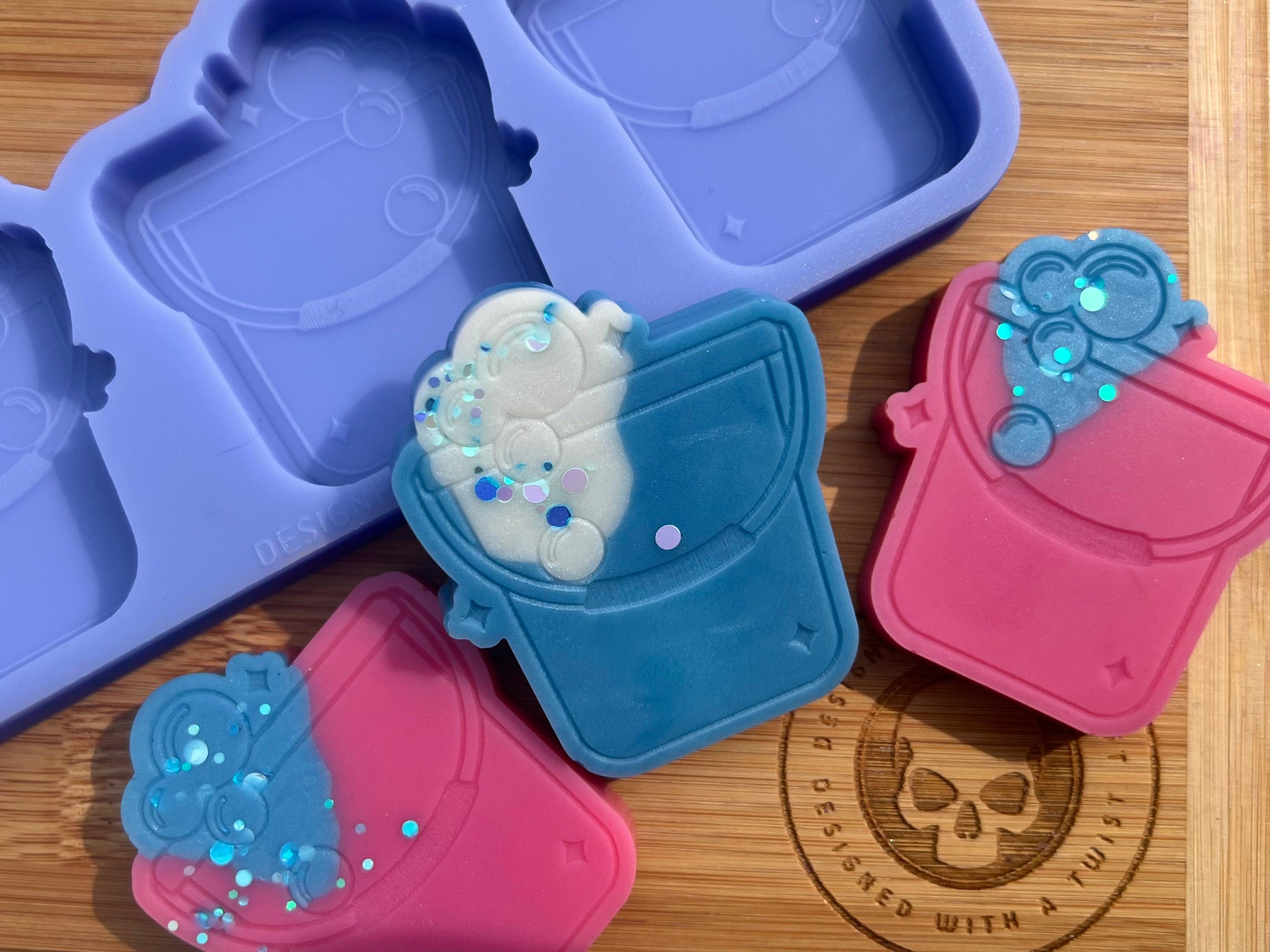 Cleaning Bucket Wax Melt Silicone Mold - Designed with a Twist - Top quality silicone molds made in the UK.