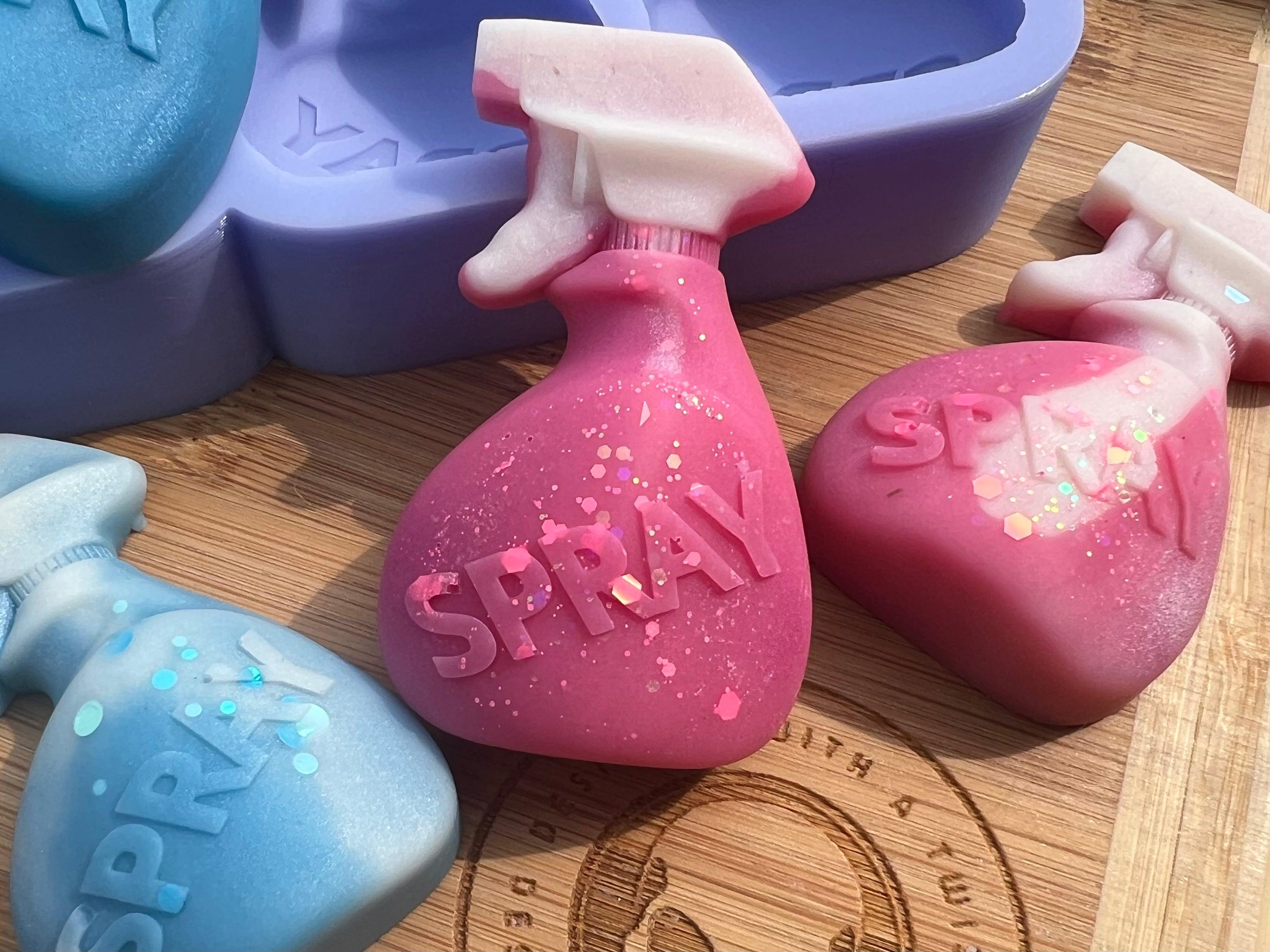 Spray Bottle Wax Melt Silicone Mold - Designed with a Twist - Top quality silicone molds made in the UK.