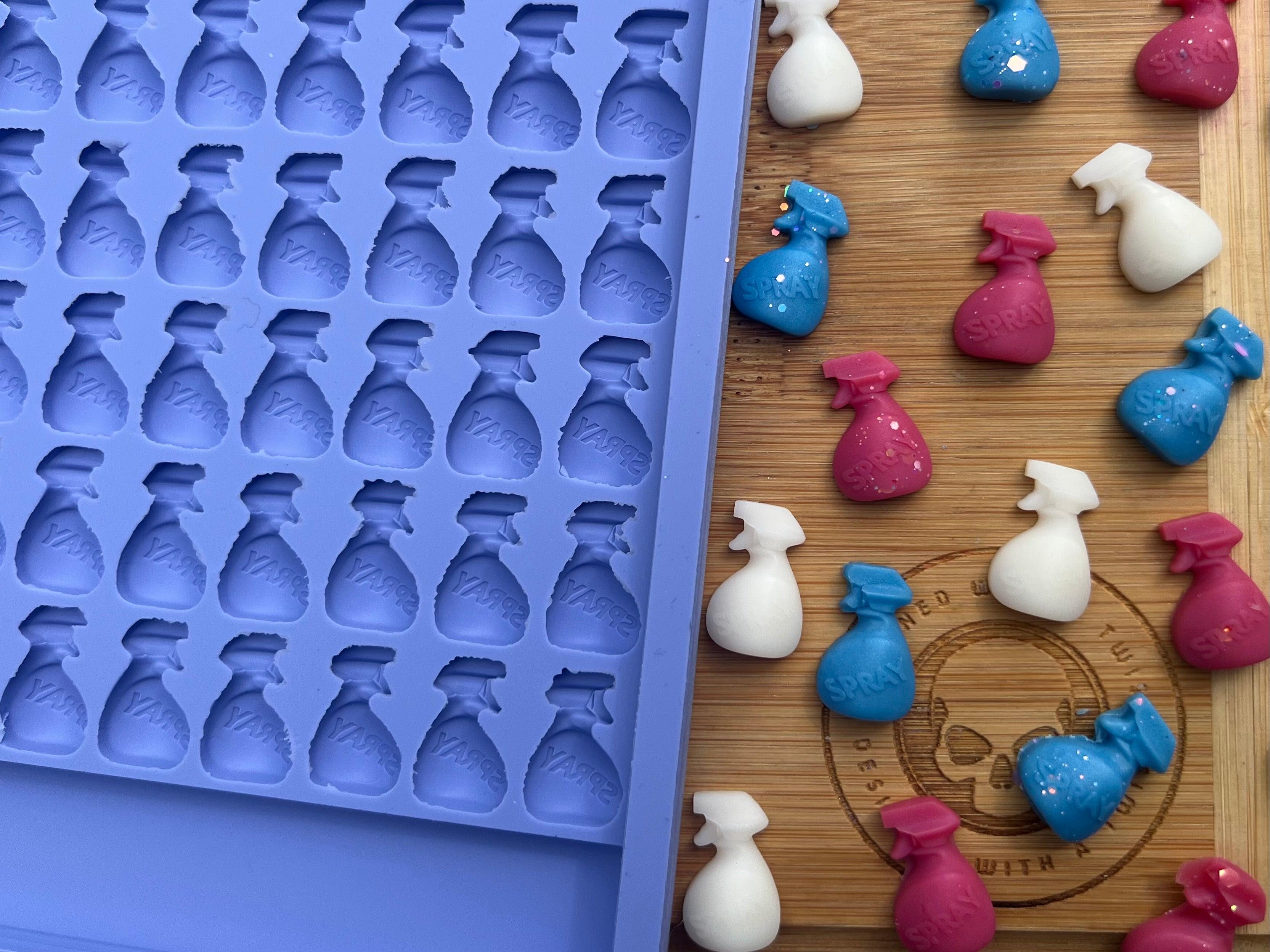 Spray Bottle Scrape n Scoop Wax Tray Silicone Mold - Designed with a Twist - Top quality silicone molds made in the UK.