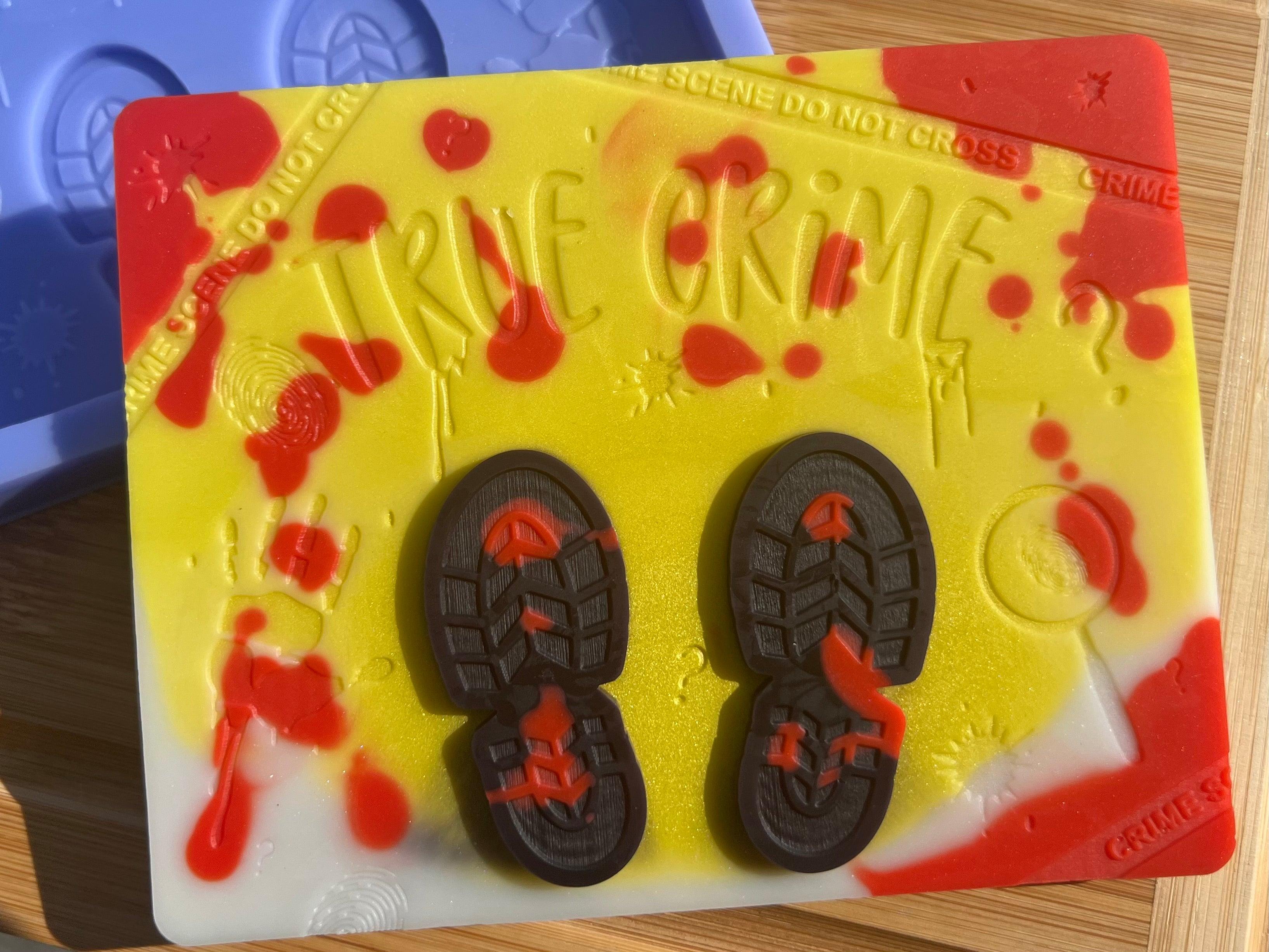 True Crime Slab Silicone Mold - Designed with a Twist - Top quality silicone molds made in the UK.