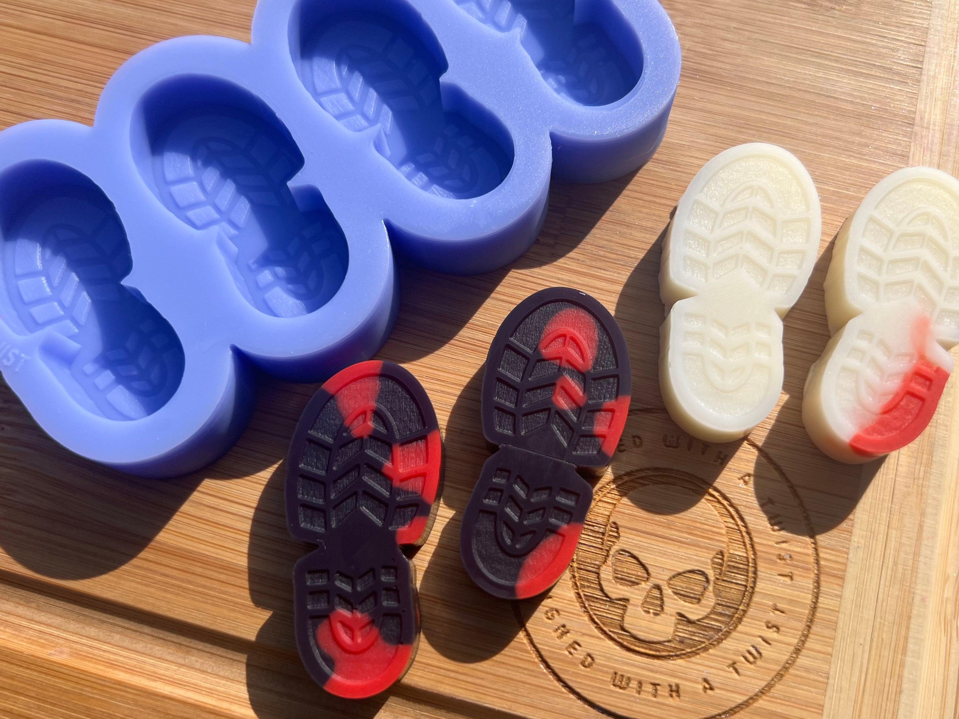 Foot Print Wax Melt Silicone Mold - Designed with a Twist - Top quality silicone molds made in the UK.