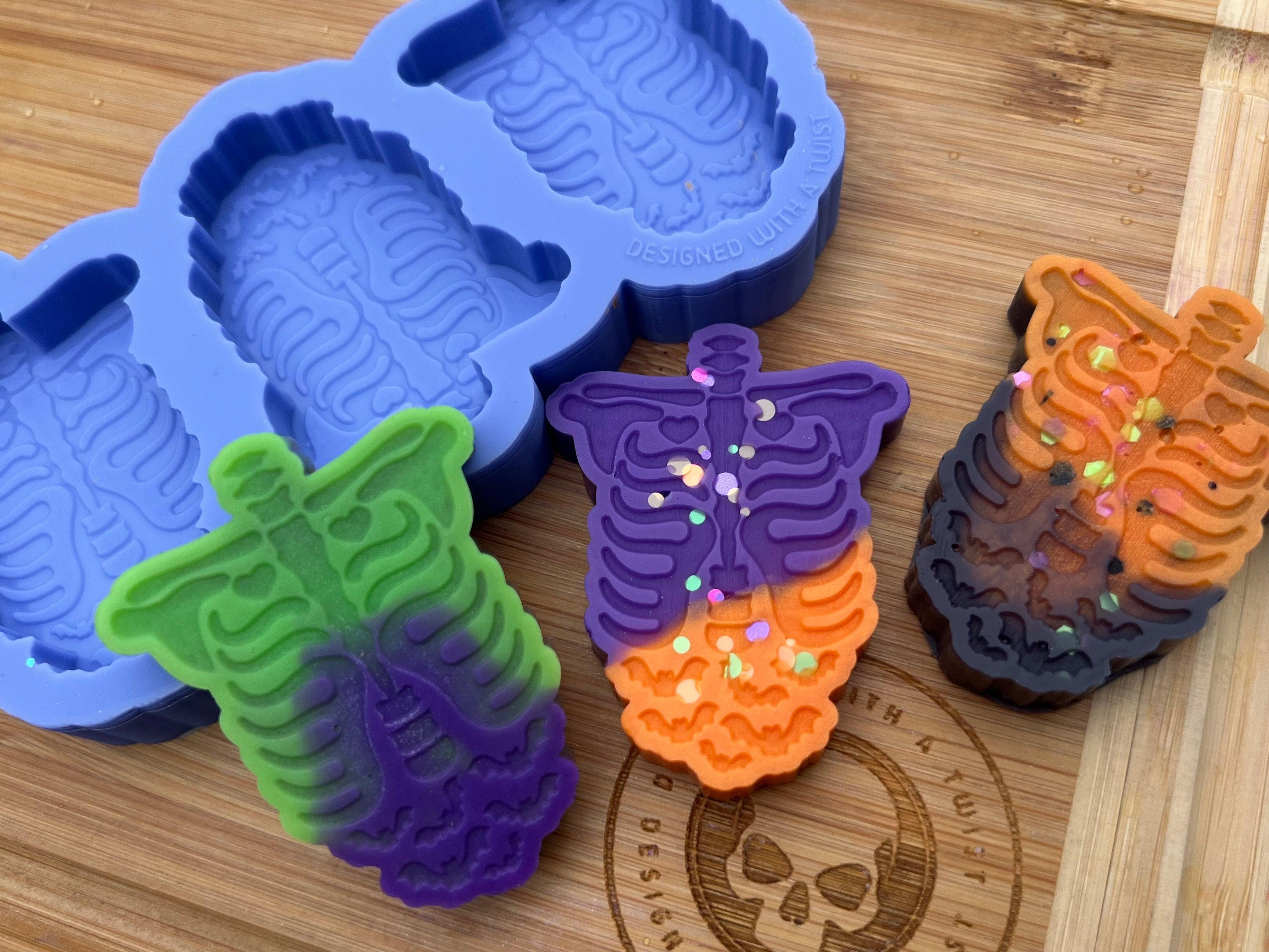 Ribcage Wax Melt Silicone Mold - Designed with a Twist - Top quality silicone molds made in the UK.