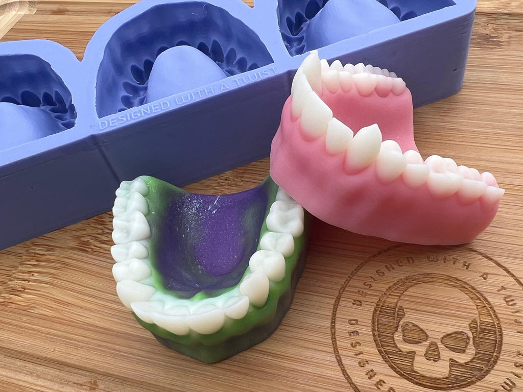 Vampire Teeth Wax Melt Silicone Mold – Designed with a Twist