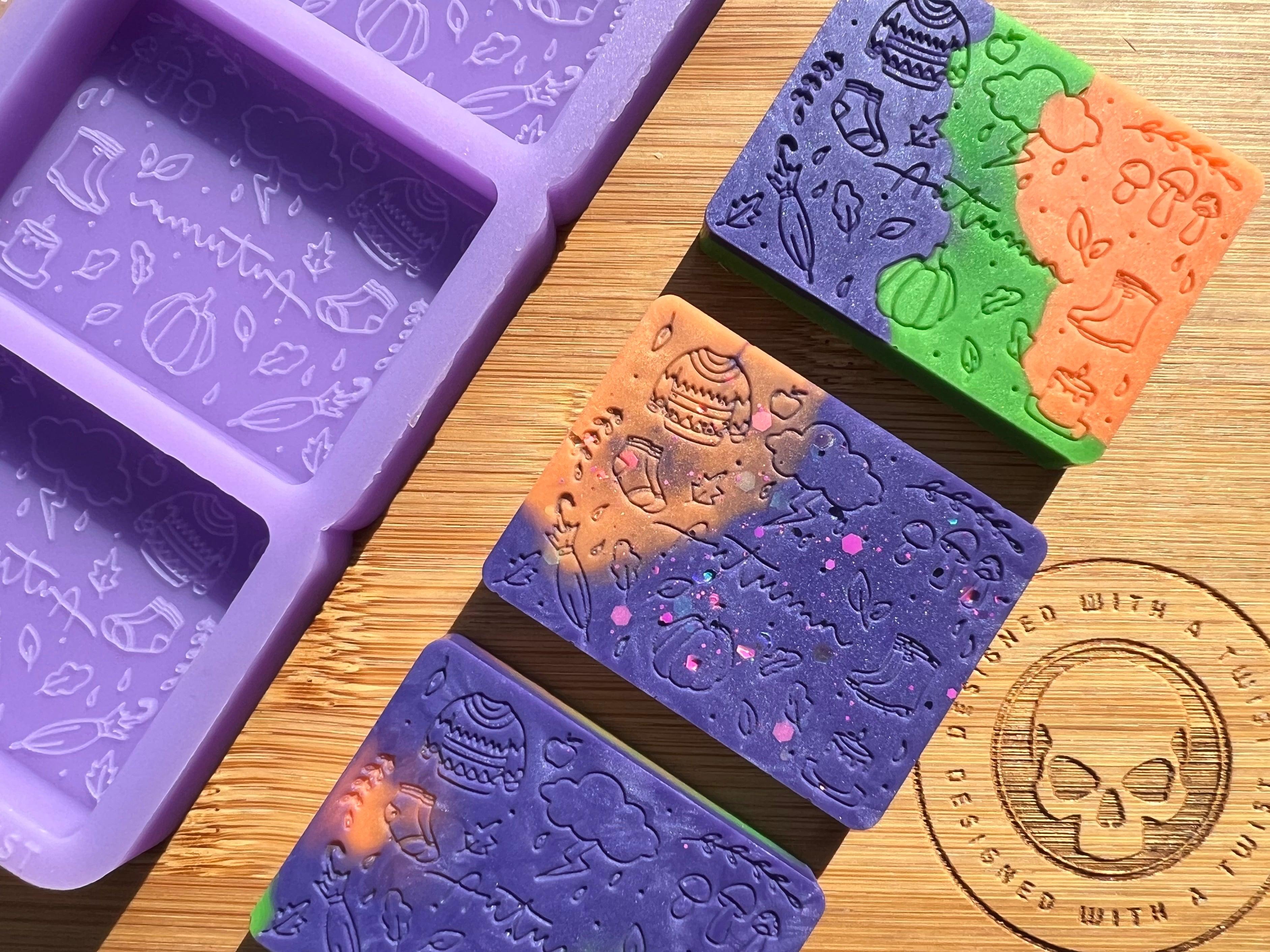 Autumn Wax Melt Silicone Mold - Designed with a Twist - Top quality silicone molds made in the UK.