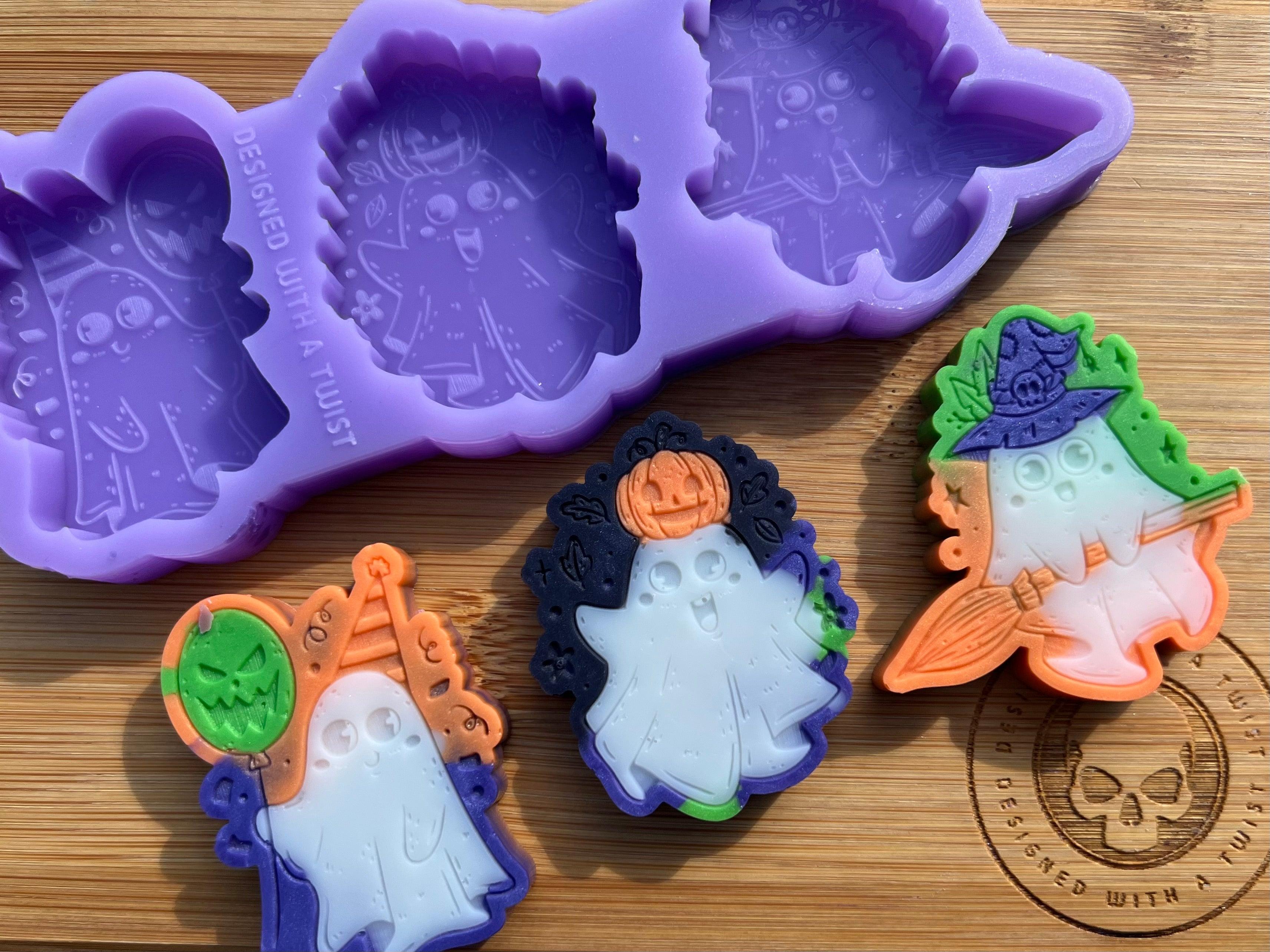 Spooky Cuties Wax Melt Silicone Mold - Designed with a Twist - Top quality silicone molds made in the UK.