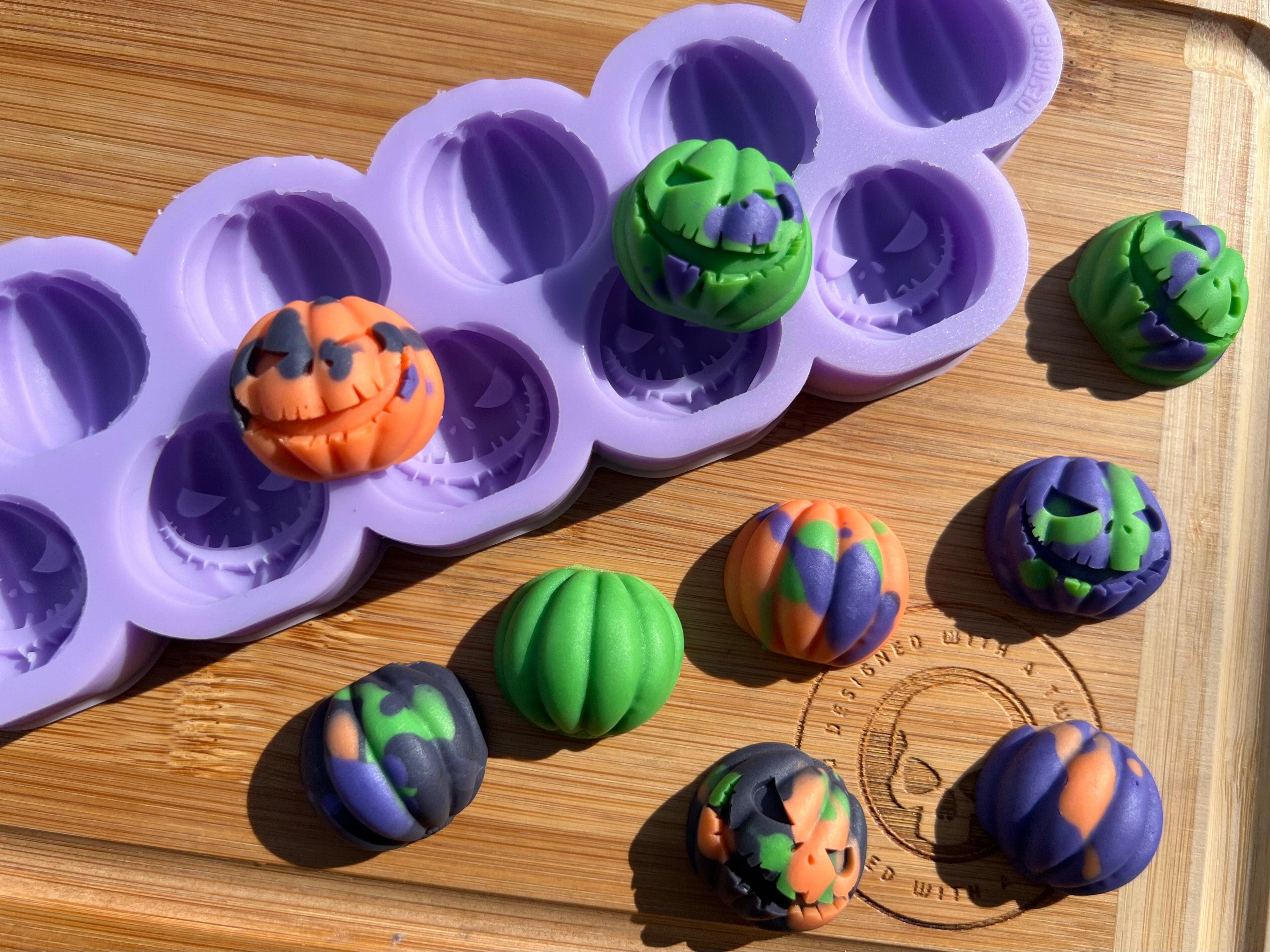 Mini 3D Pumpkins Wax Melt Silicone Mold - Designed with a Twist - Top quality silicone molds made in the UK.