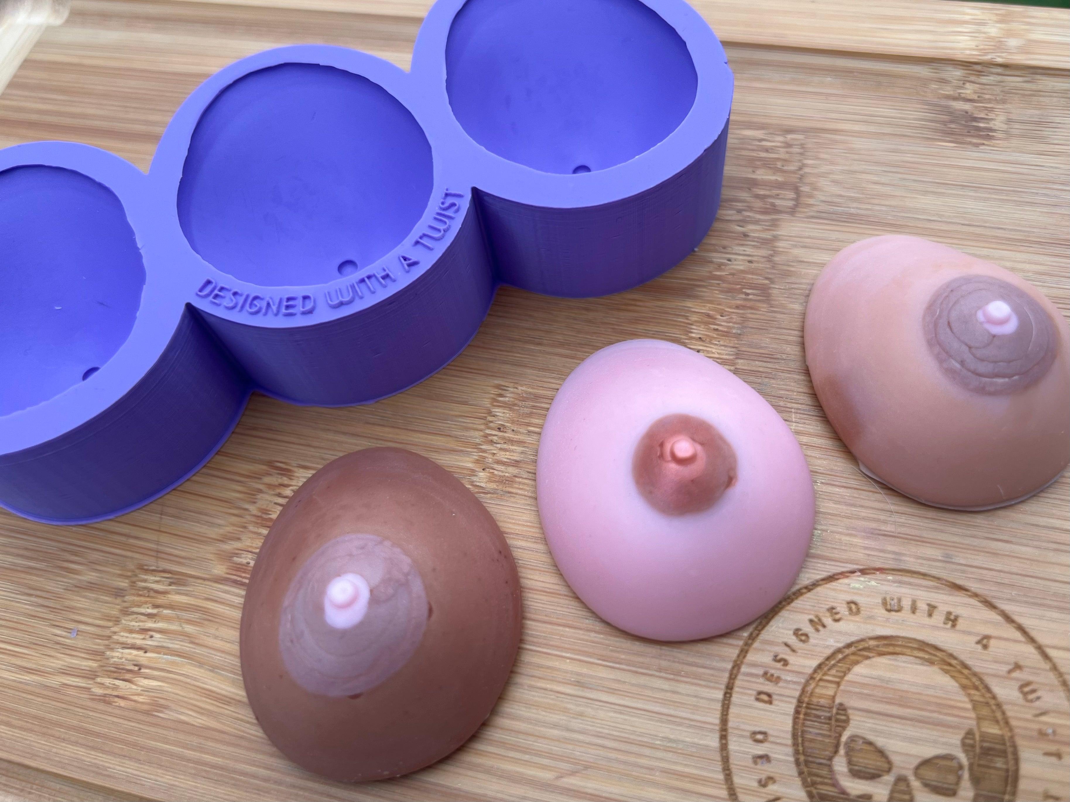 Boobie Wax Melt Silicone Mold - Designed with a Twist - Top quality silicone molds made in the UK.