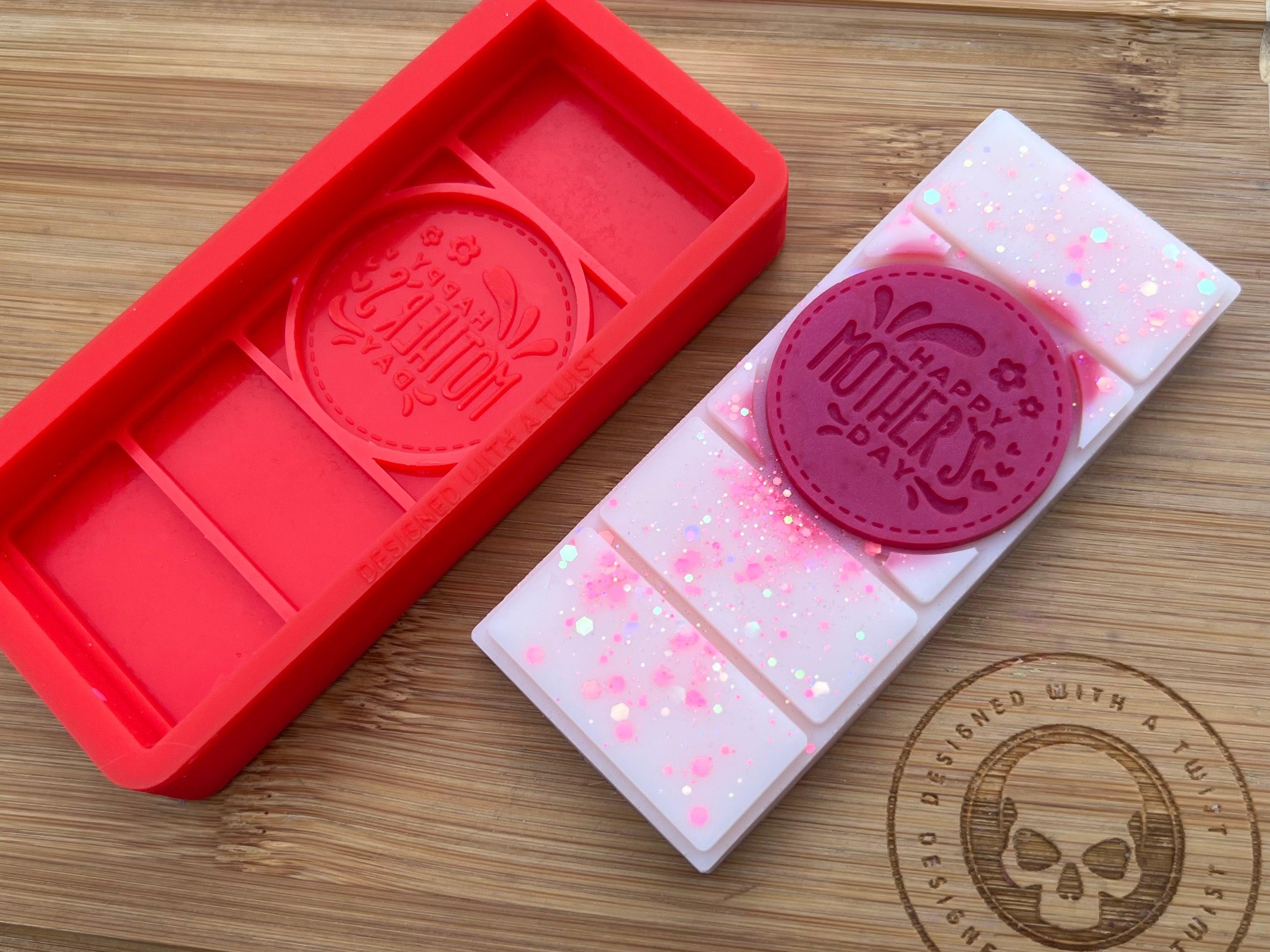 Happy Mothers Day Snapbar Silicone Mold - Designed with a Twist - Top quality silicone molds made in the UK.