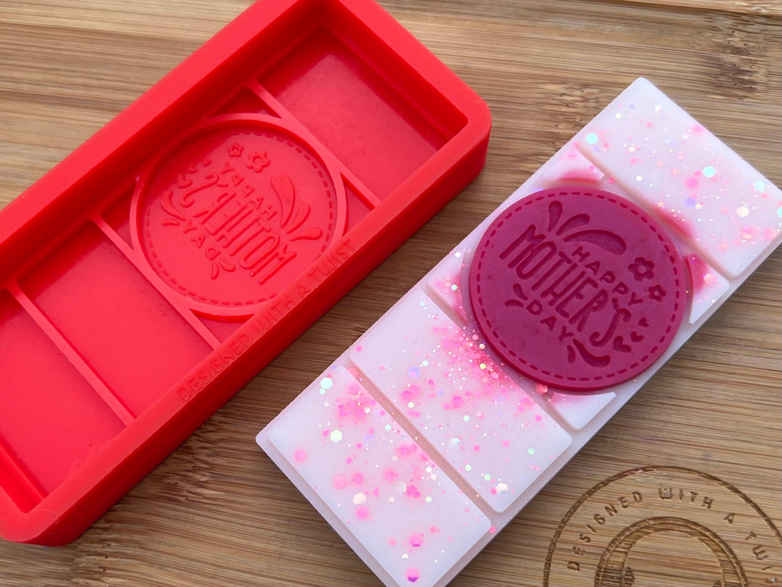 Happy Mothers Day Snapbar Silicone Mold - Designed with a Twist - Top quality silicone molds made in the UK.