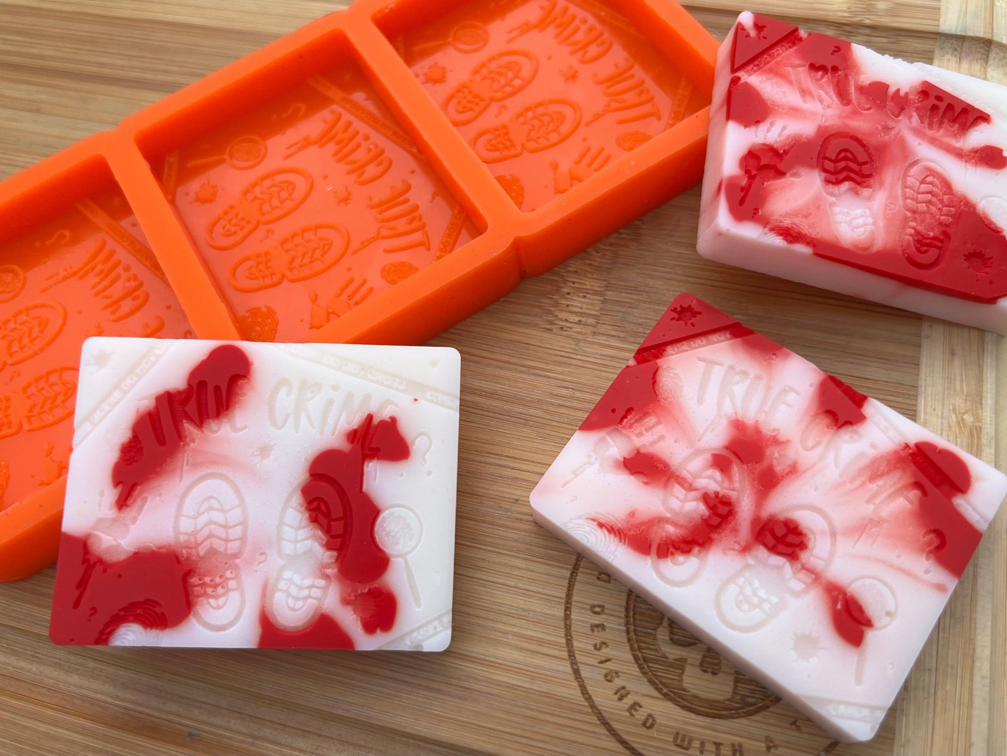 Micro True Crime Slab Silicone Mold - Designed with a Twist - Top quality silicone molds made in the UK.