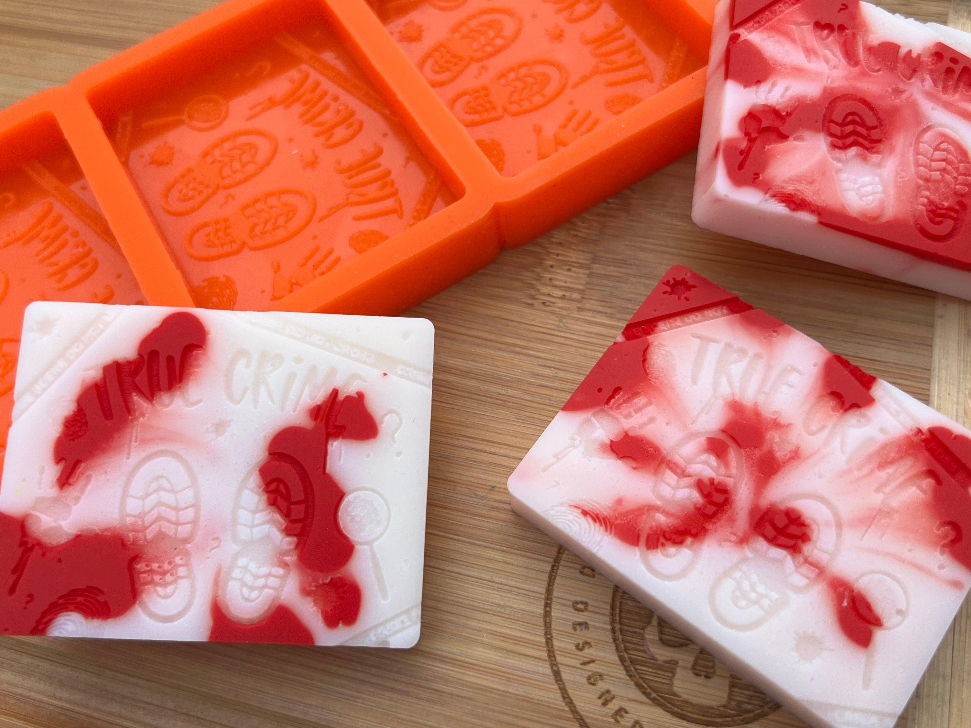 Micro True Crime Slab Silicone Mold - Designed with a Twist - Top quality silicone molds made in the UK.