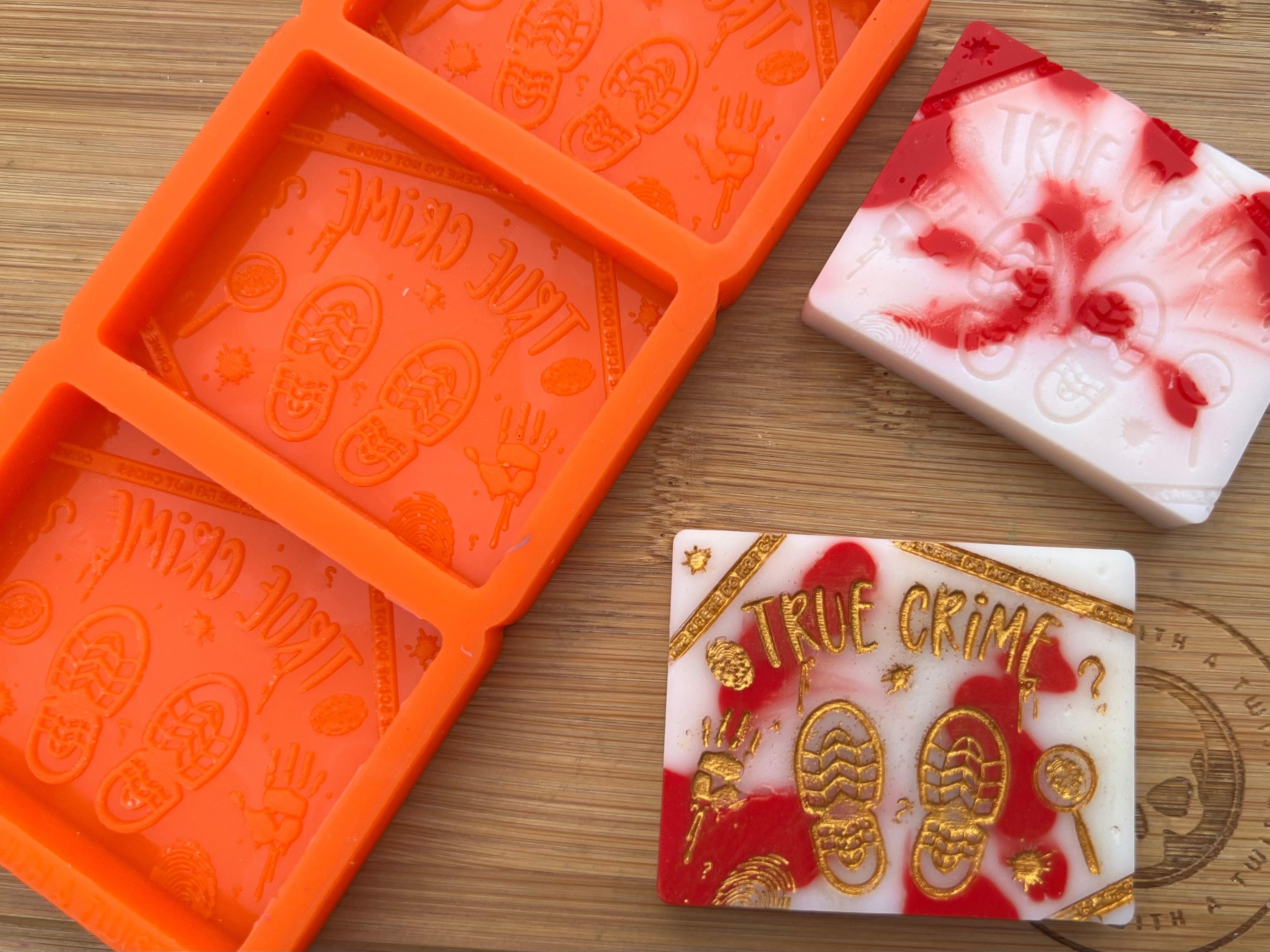 Micro True Crime Slab Silicone Mold - Designed with a Twist - Top quality silicone molds made in the UK.