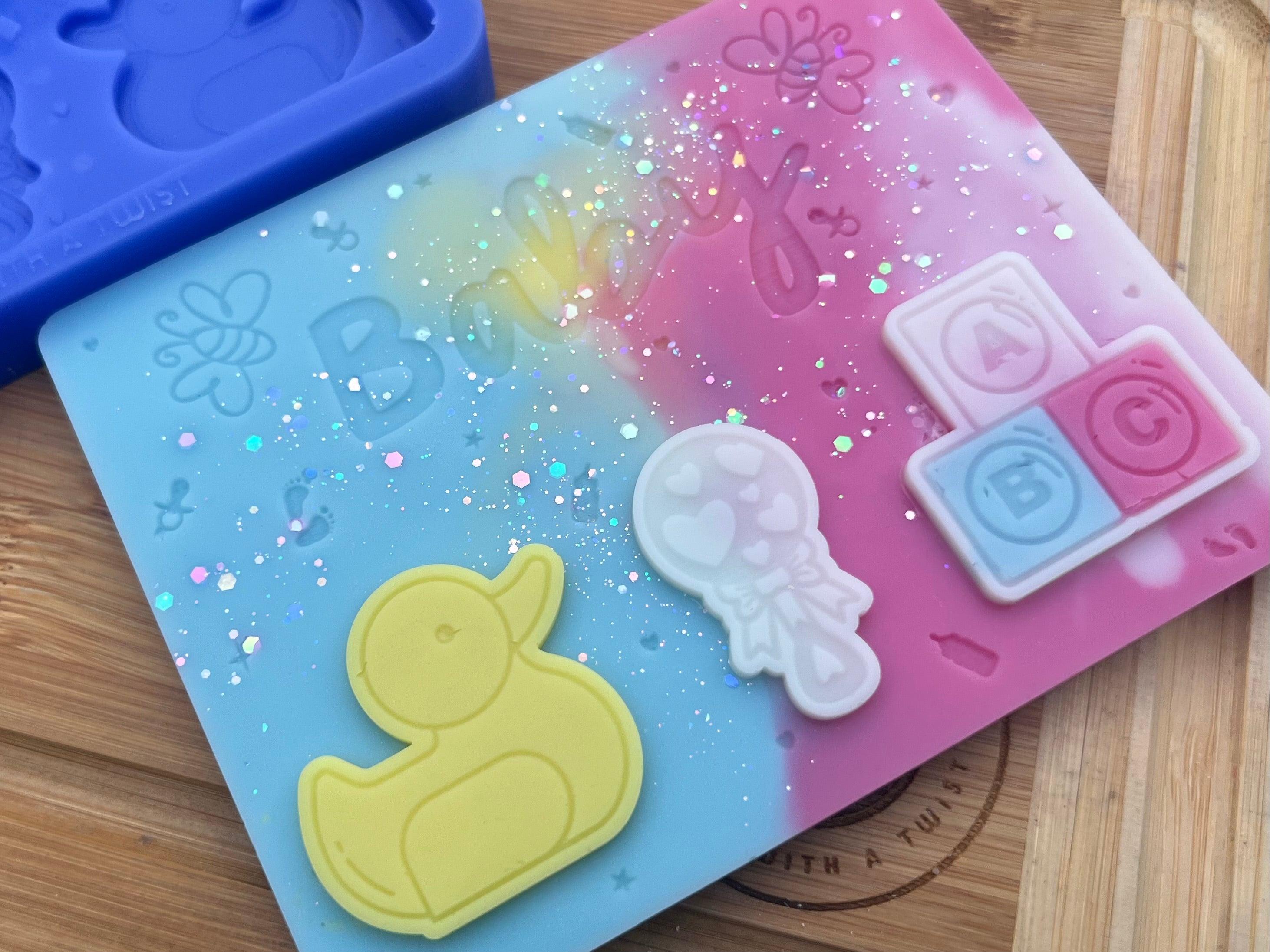 Baby Mini Slab Silicone Mold - Designed with a Twist - Top quality silicone molds made in the UK.