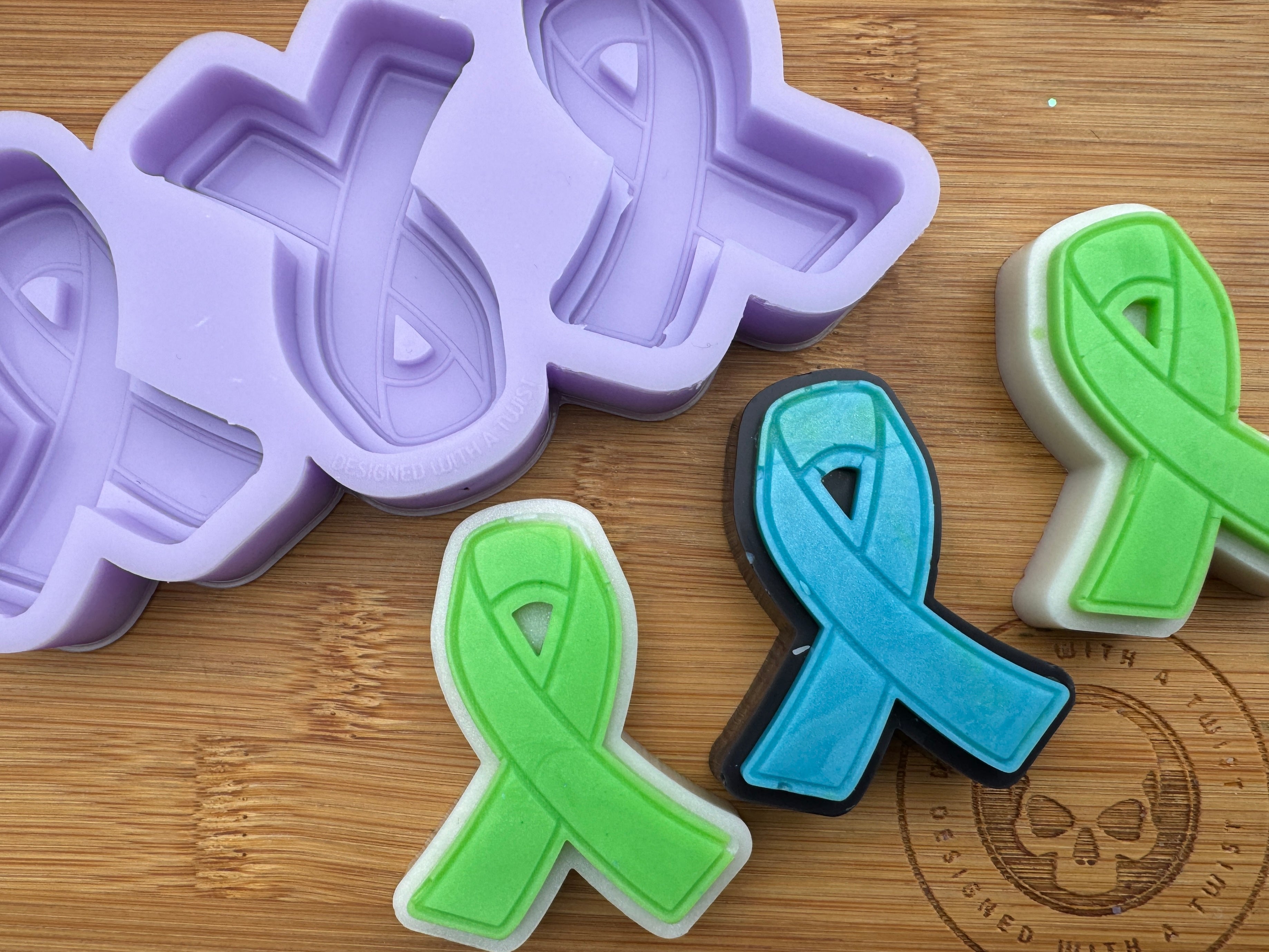 Awareness Ribbon Silicone Mold