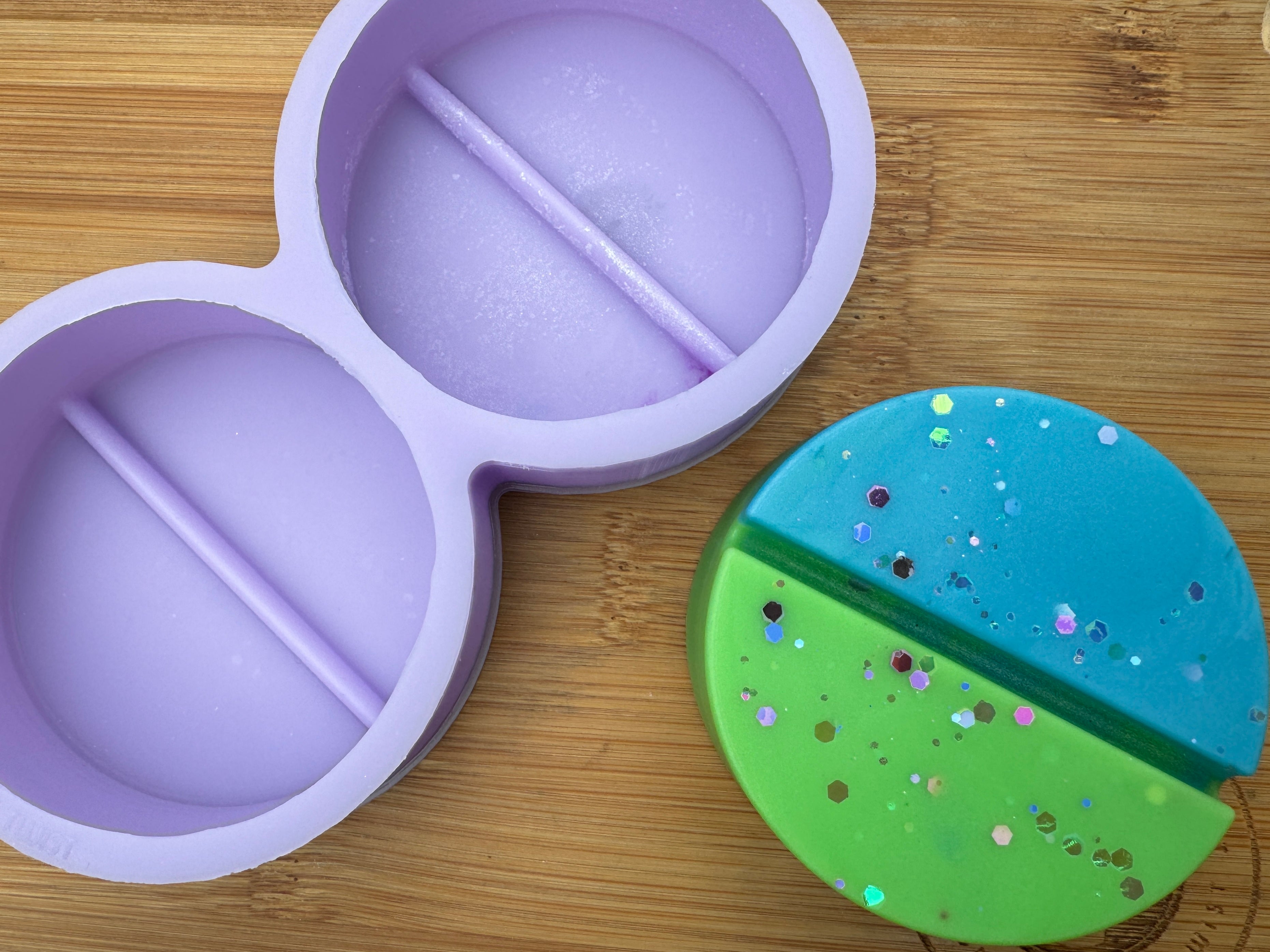 Round Duo Snap Silicone Mold