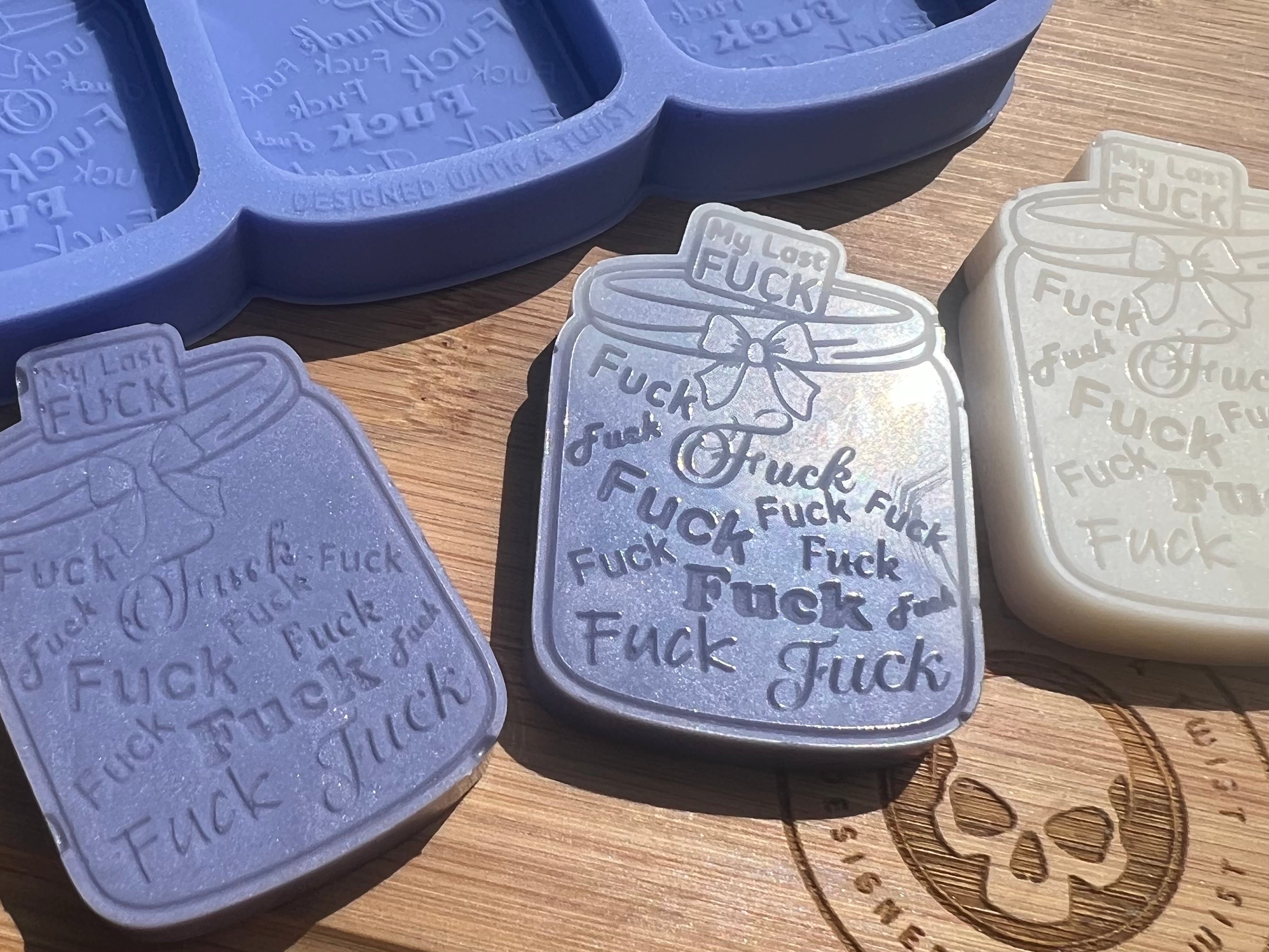 F*ck Jar Melt Silicone Mold - Designed with a Twist - Top quality silicone molds made in the UK.