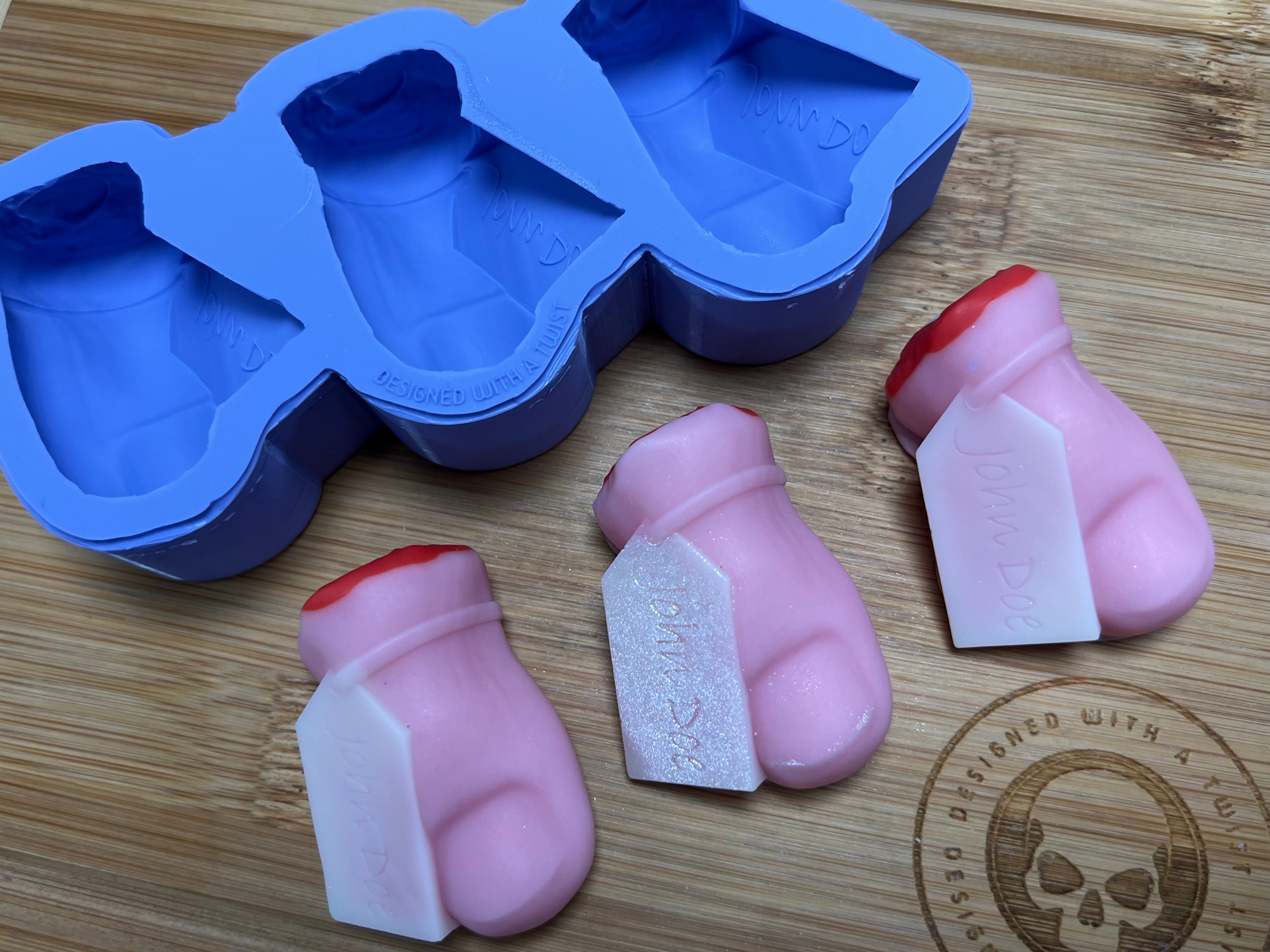 John Doe’s Toe Wax Melt Silicone Mold - Designed with a Twist - Top quality silicone molds made in the UK.