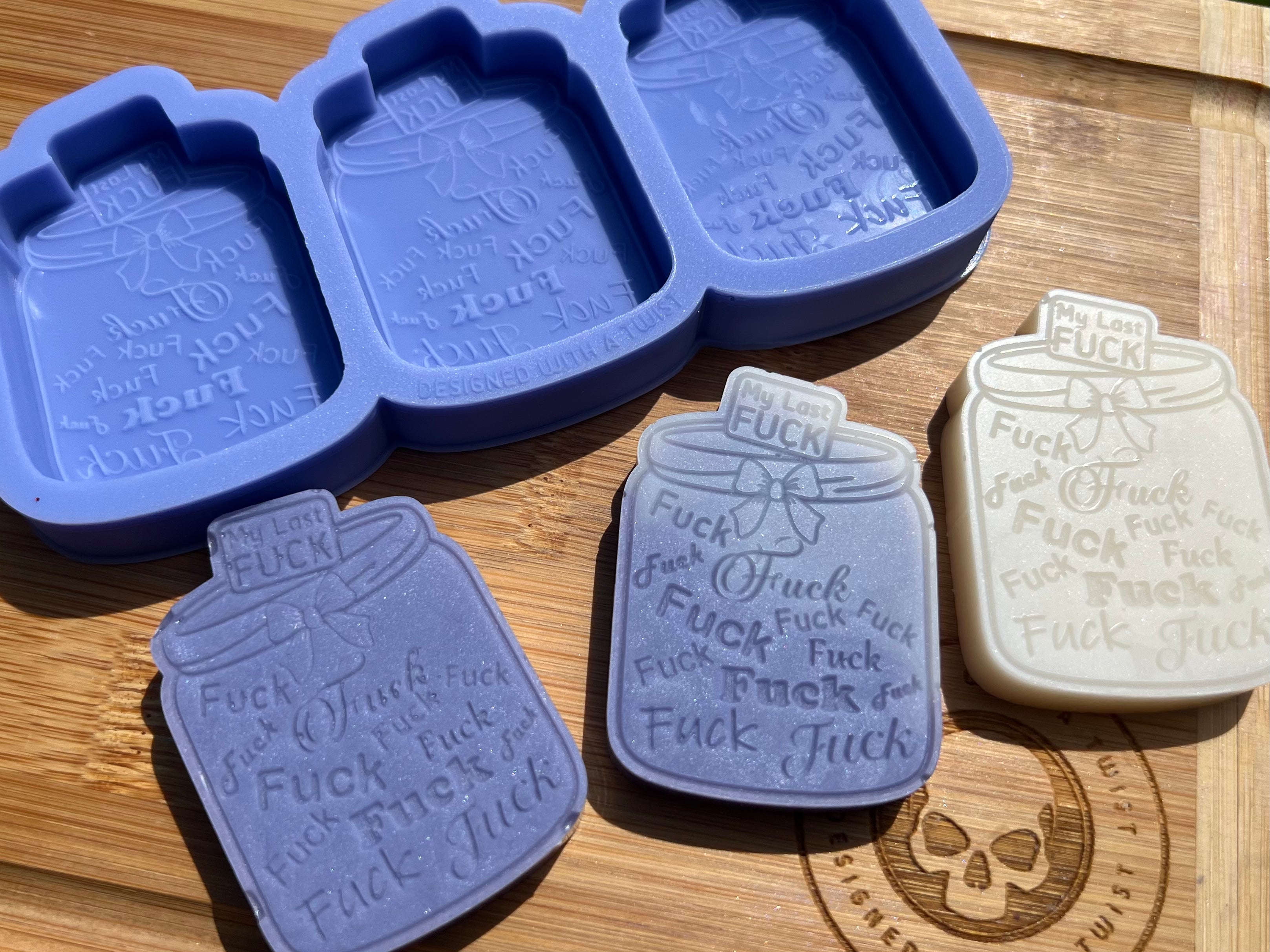 F*ck Jar Melt Silicone Mold - Designed with a Twist - Top quality silicone molds made in the UK.