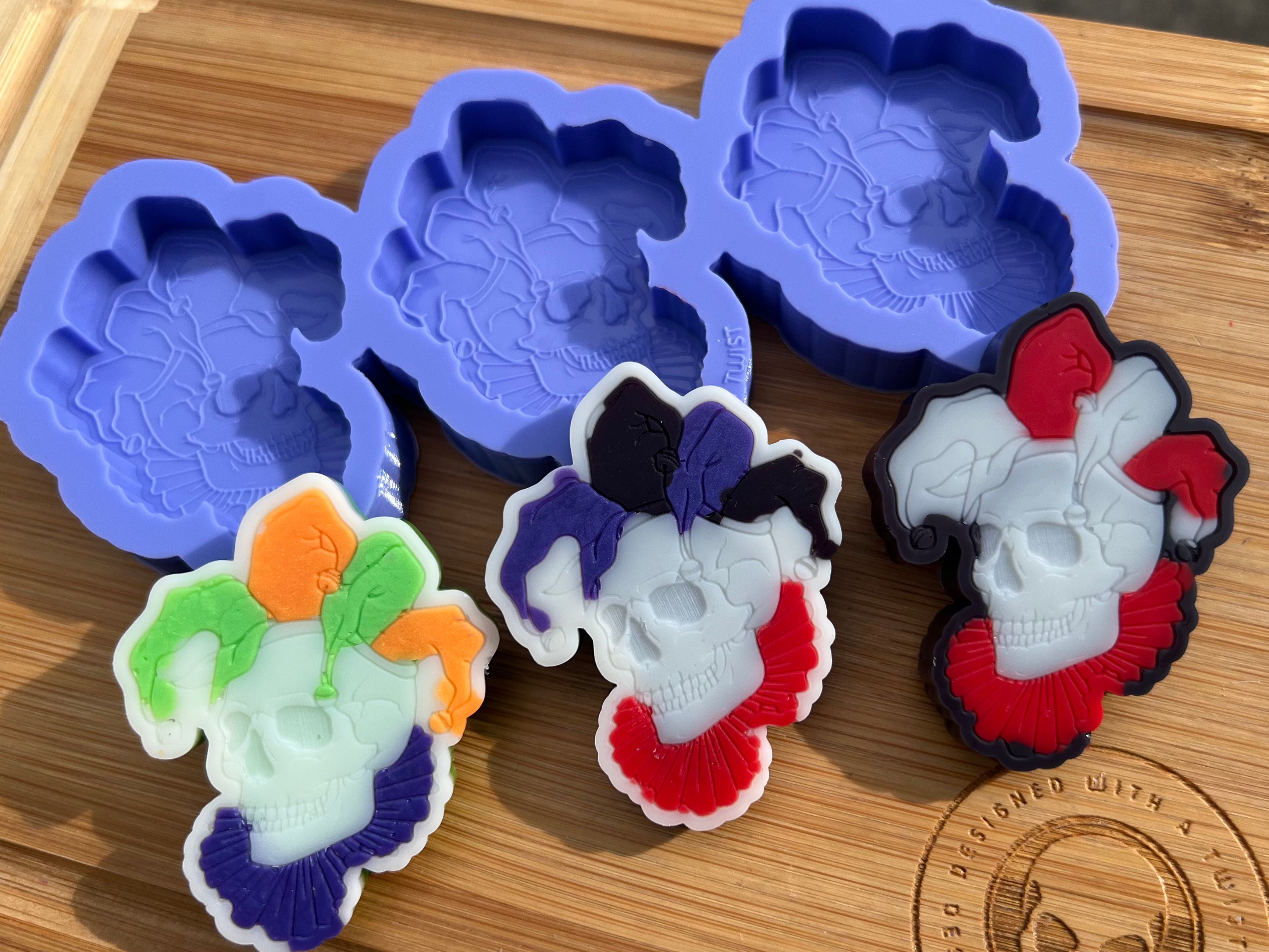 The Jester Wax Melt Silicone Mold - Designed with a Twist - Top quality silicone molds made in the UK.