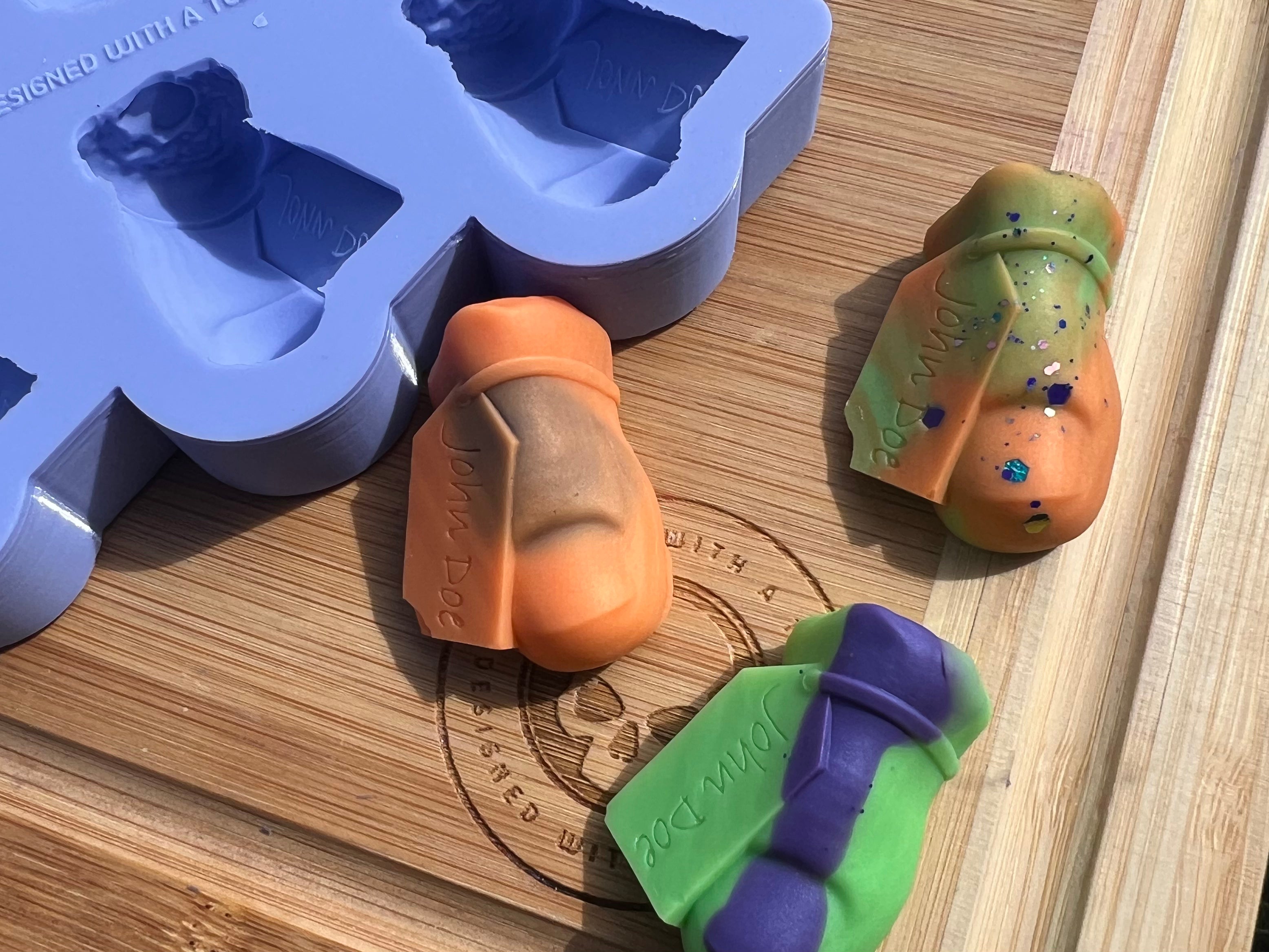 John Doe’s Toe Mini Wax Melt Silicone Mold - Designed with a Twist - Top quality silicone molds made in the UK.