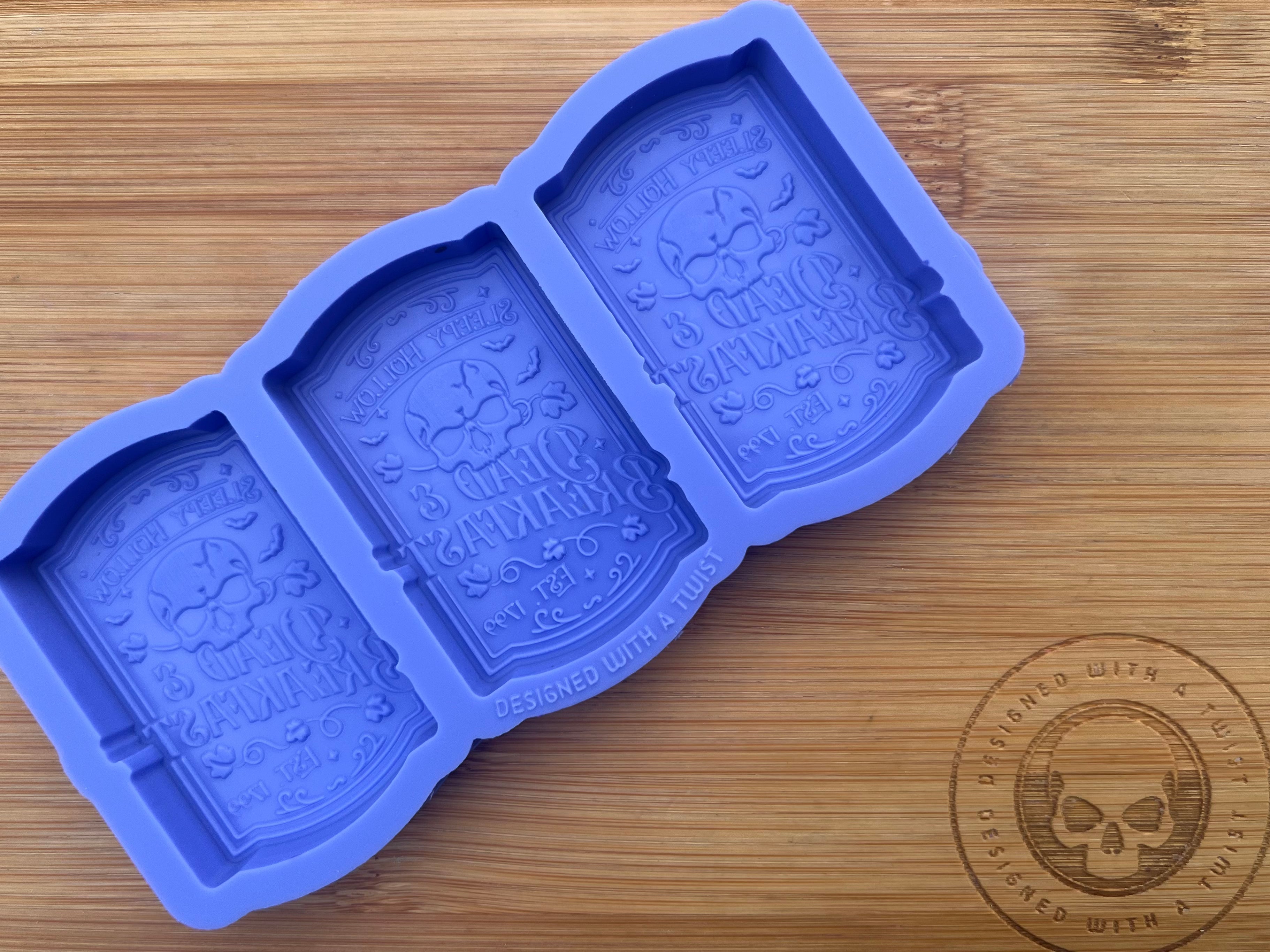 Dead & Breakfast Wax Melt Silicone Mold - Designed with a Twist - Top quality silicone molds made in the UK.