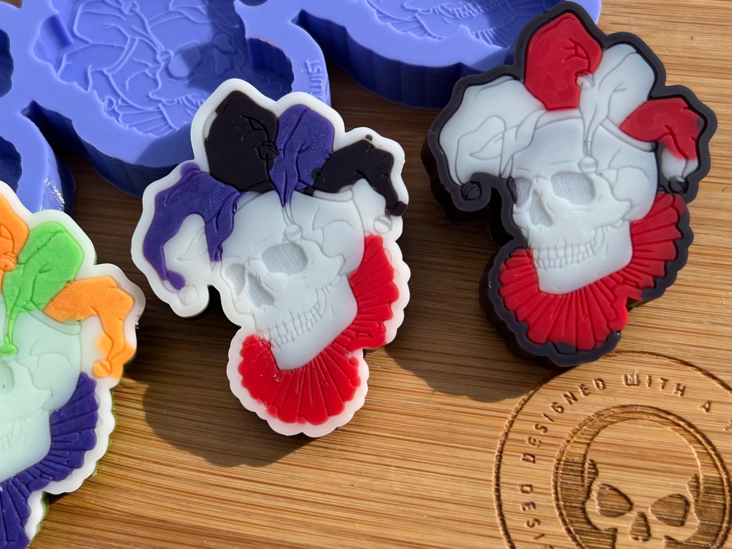 The Jester Wax Melt Silicone Mold - Designed with a Twist - Top quality silicone molds made in the UK.