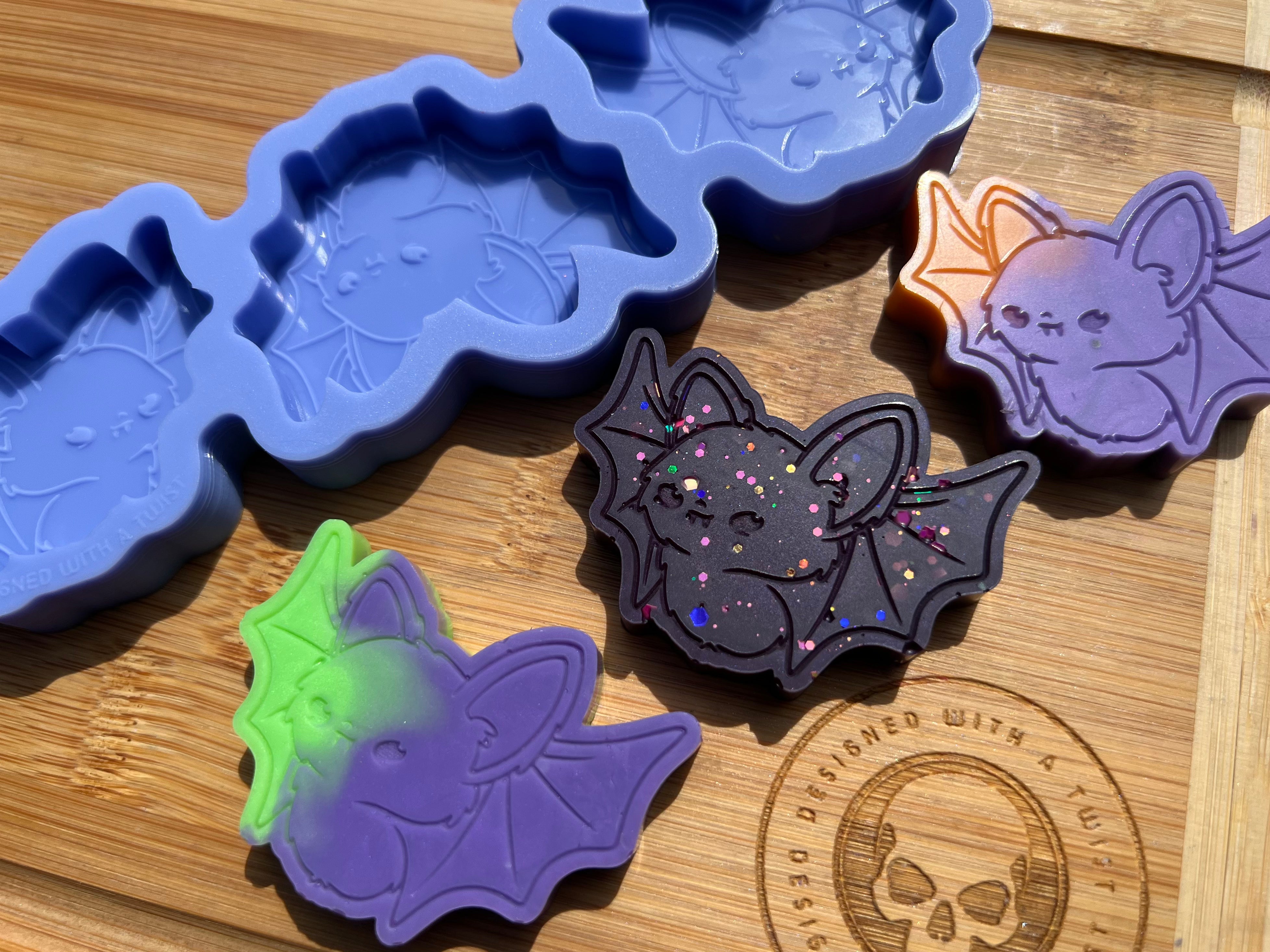 Bat Wax Melt Silicone Mold - Designed with a Twist - Top quality silicone molds made in the UK.