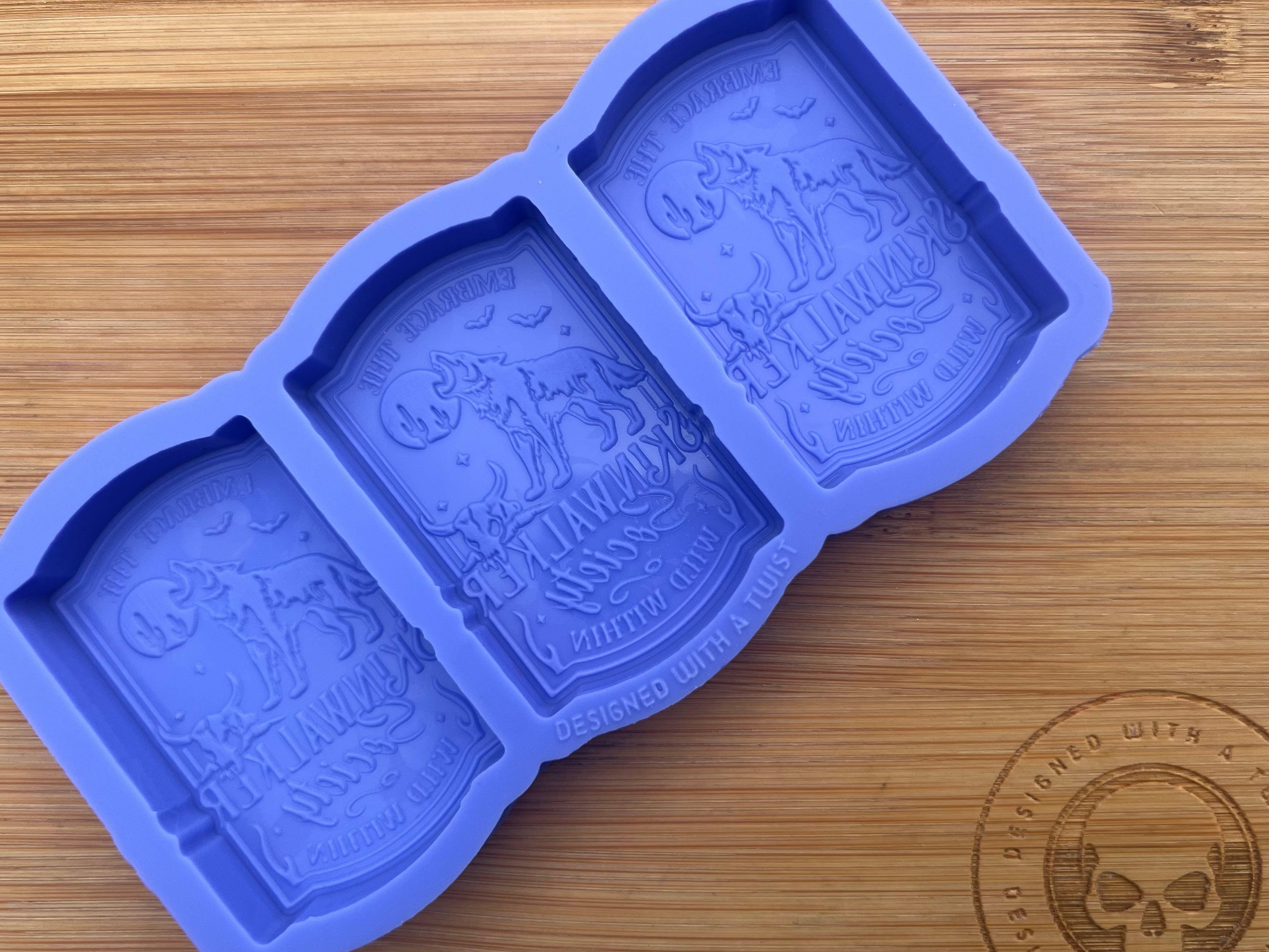 Skinwalker Society Wax Melt Silicone Mold - Designed with a Twist - Top quality silicone molds made in the UK.