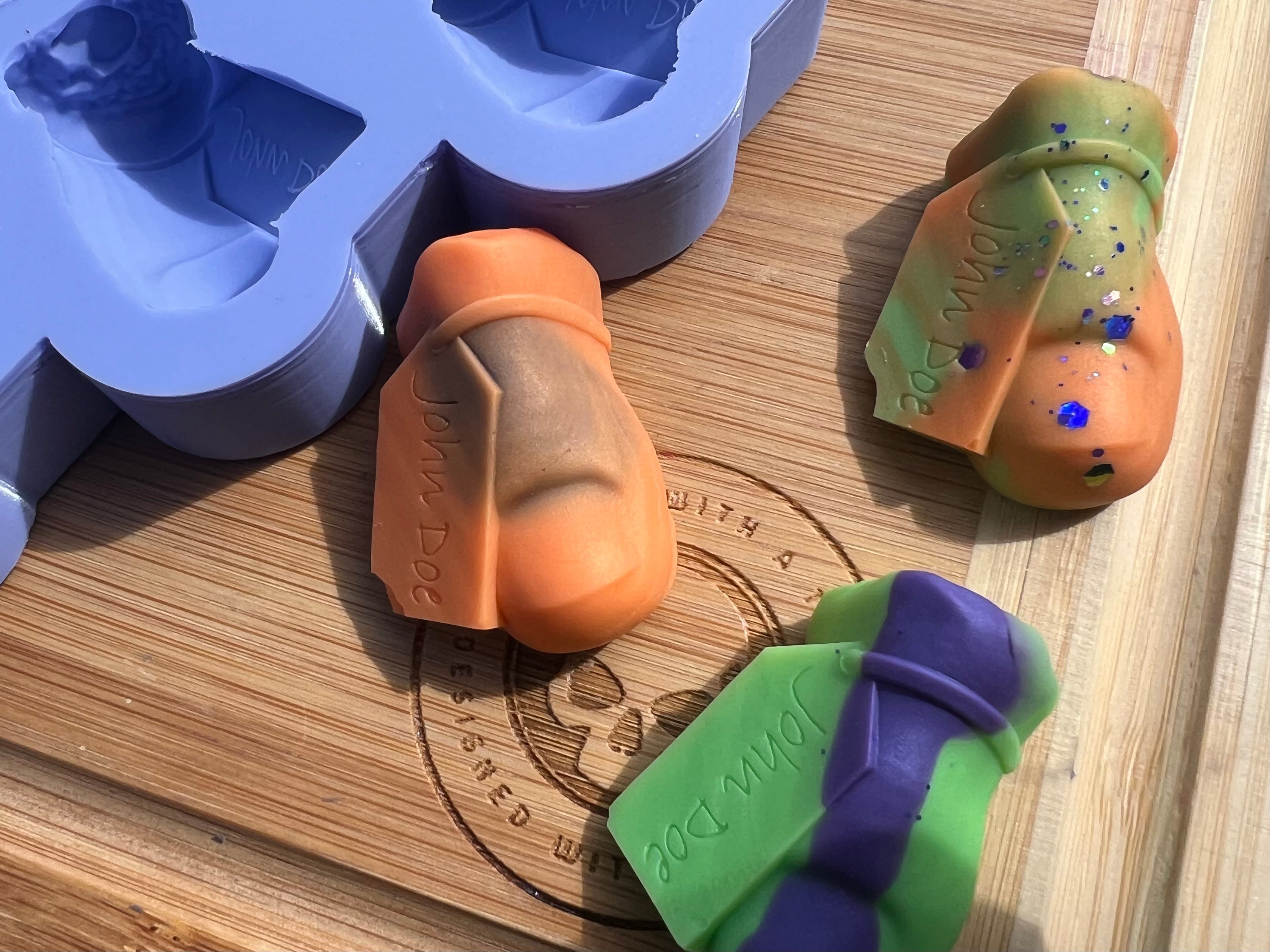 John Doe’s Toe Mini Wax Melt Silicone Mold - Designed with a Twist - Top quality silicone molds made in the UK.