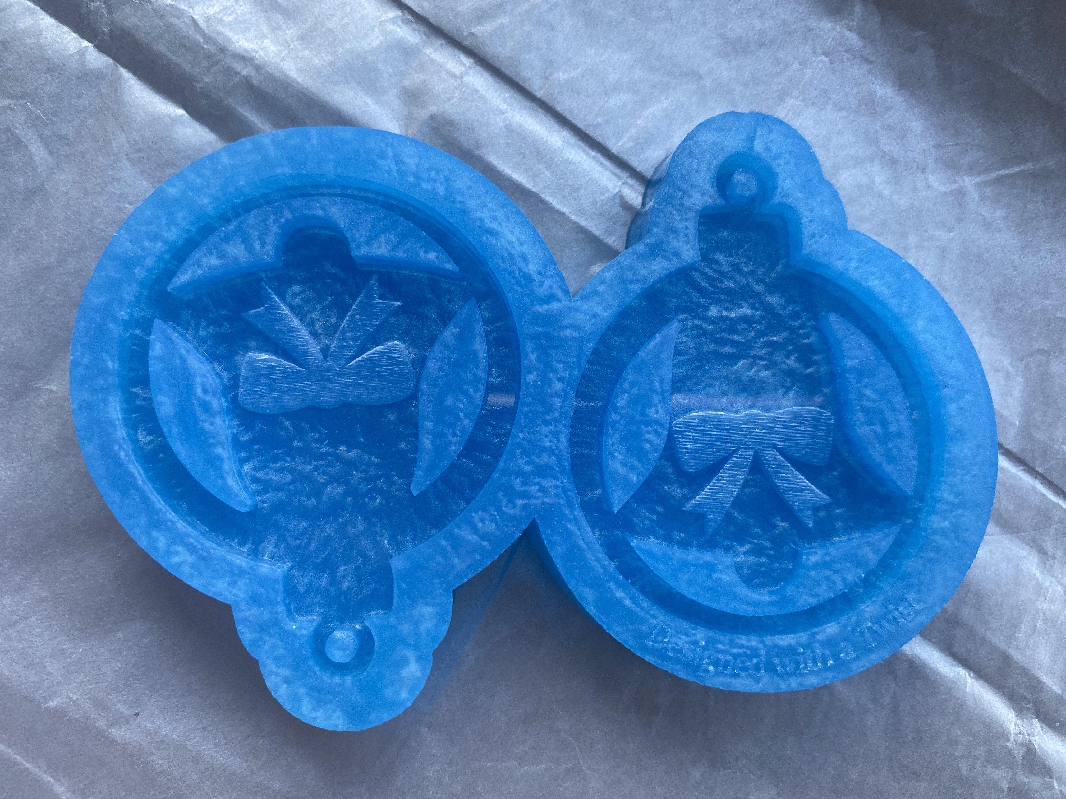 Christmas Bell Earring Silicone Mold - Designed with a Twist  - Top quality silicone molds made in the UK.