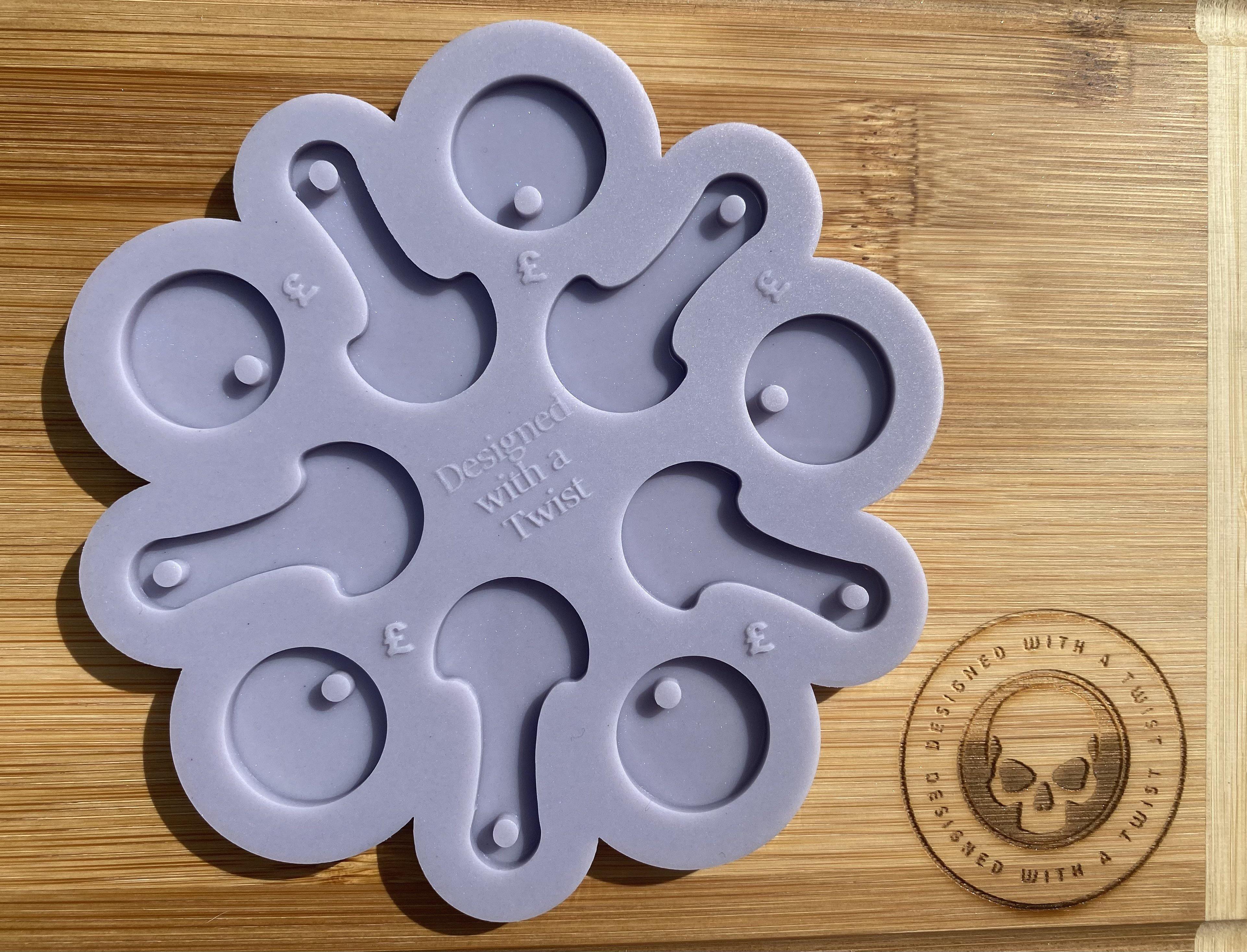 UK Trolley Token Silicone Mold - Designed with a Twist  - Top quality silicone molds made in the UK.