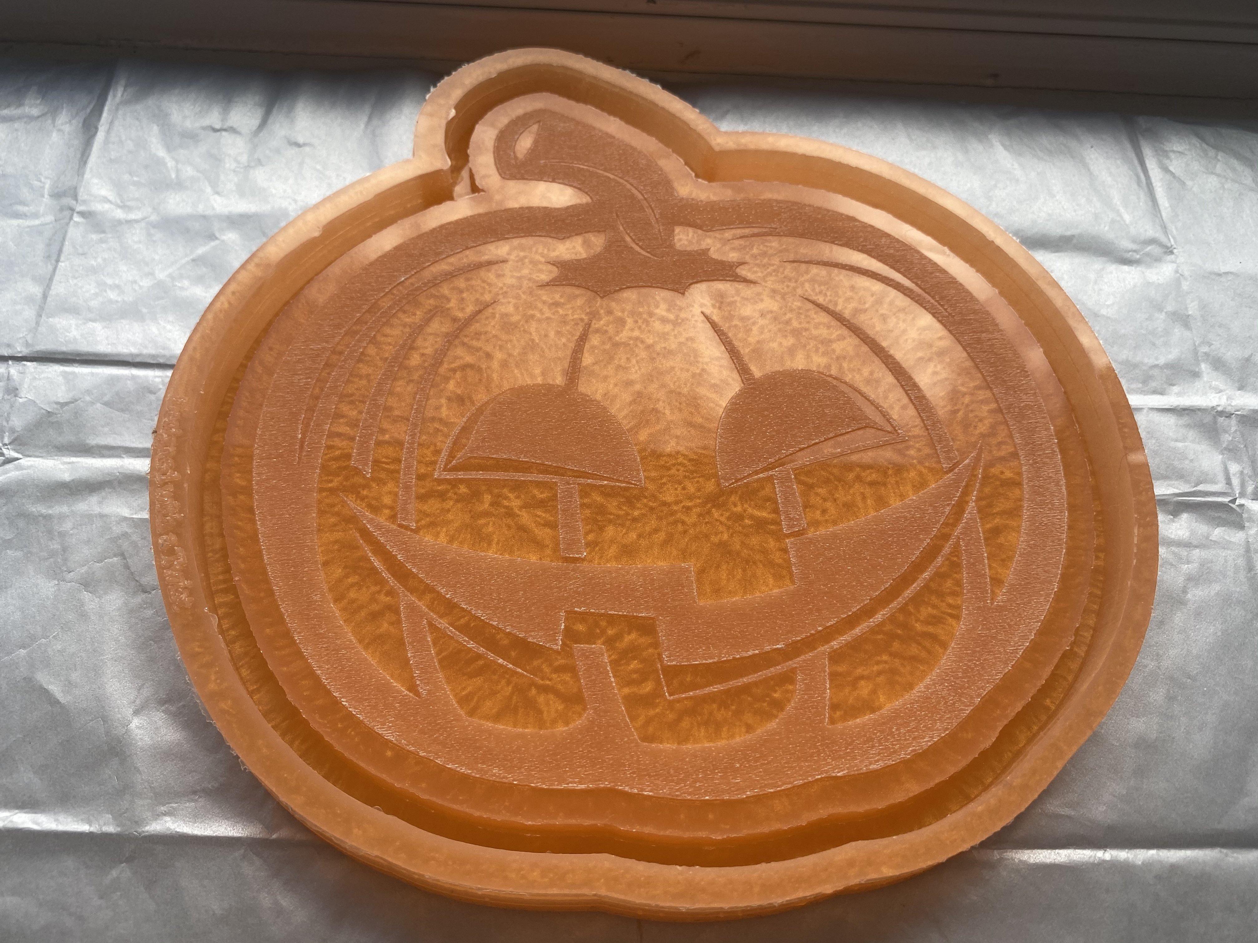 Pumpkin Candy Tray Silicone Mold - Designed with a Twist  - Top quality silicone molds made in the UK.