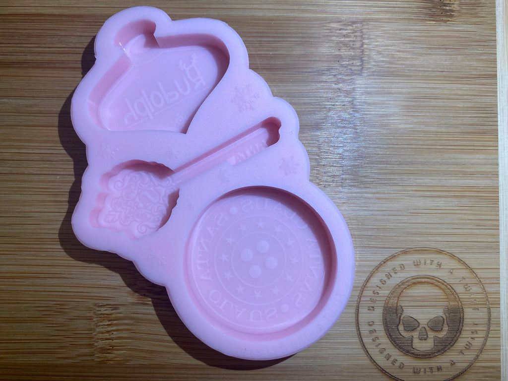 Sweet But Twisted Wax Melt Silicone Mold for Wax. Christmas Wax Melt  Silicone Mould. Wax Melt Mold.