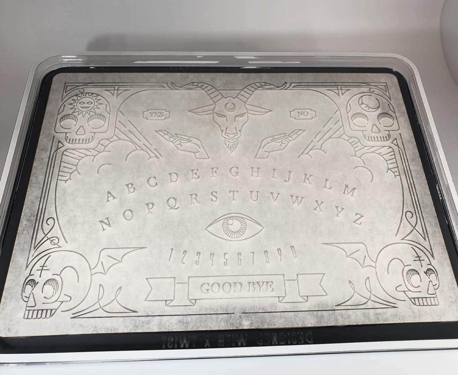 Large Ouija Board Mold - Designed with a Twist  - Top quality silicone molds made in the UK.