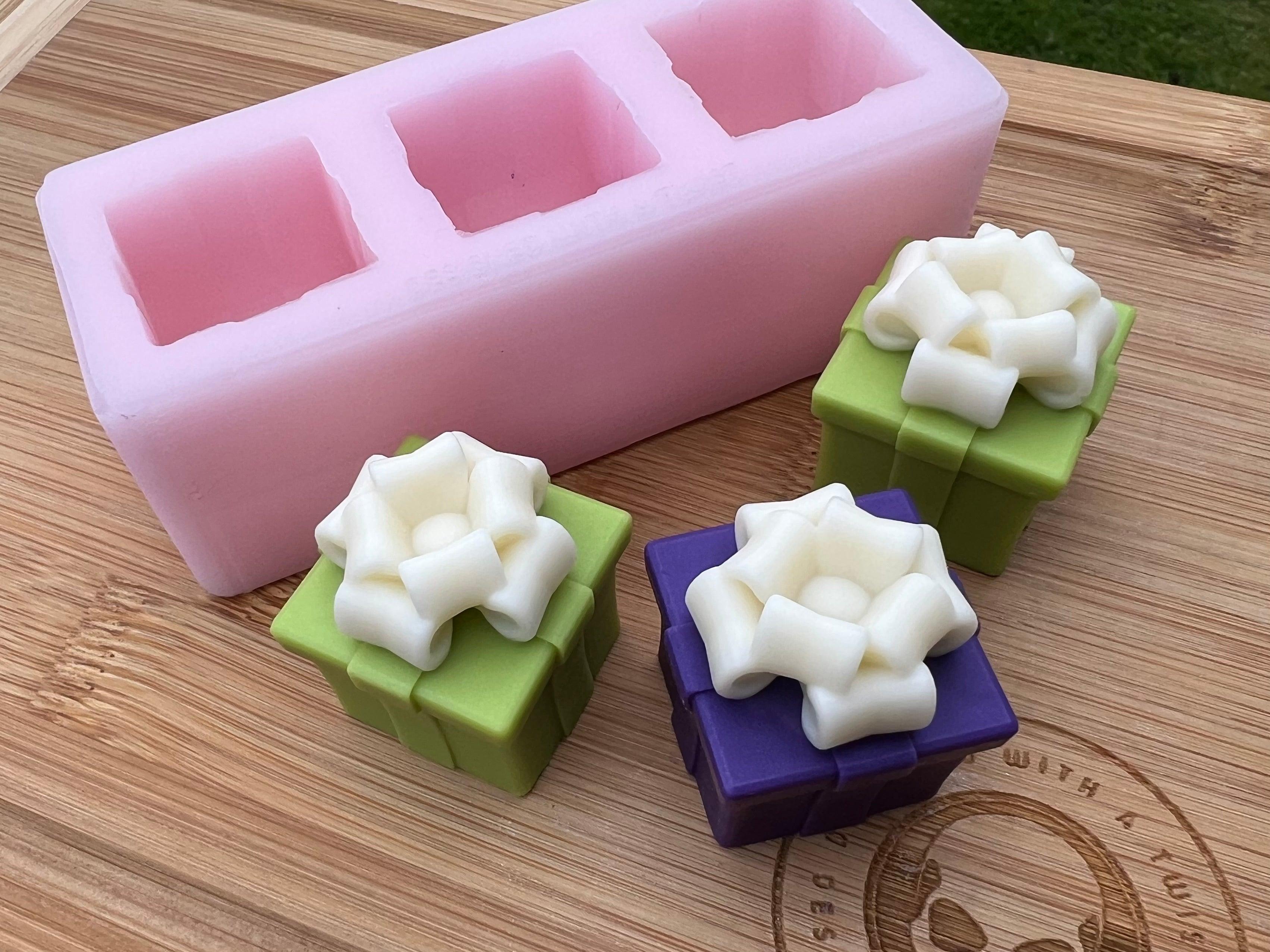 3d Christmas Present Wax Melt Silicone Mold - Designed with a Twist  - Top quality silicone molds made in the UK.