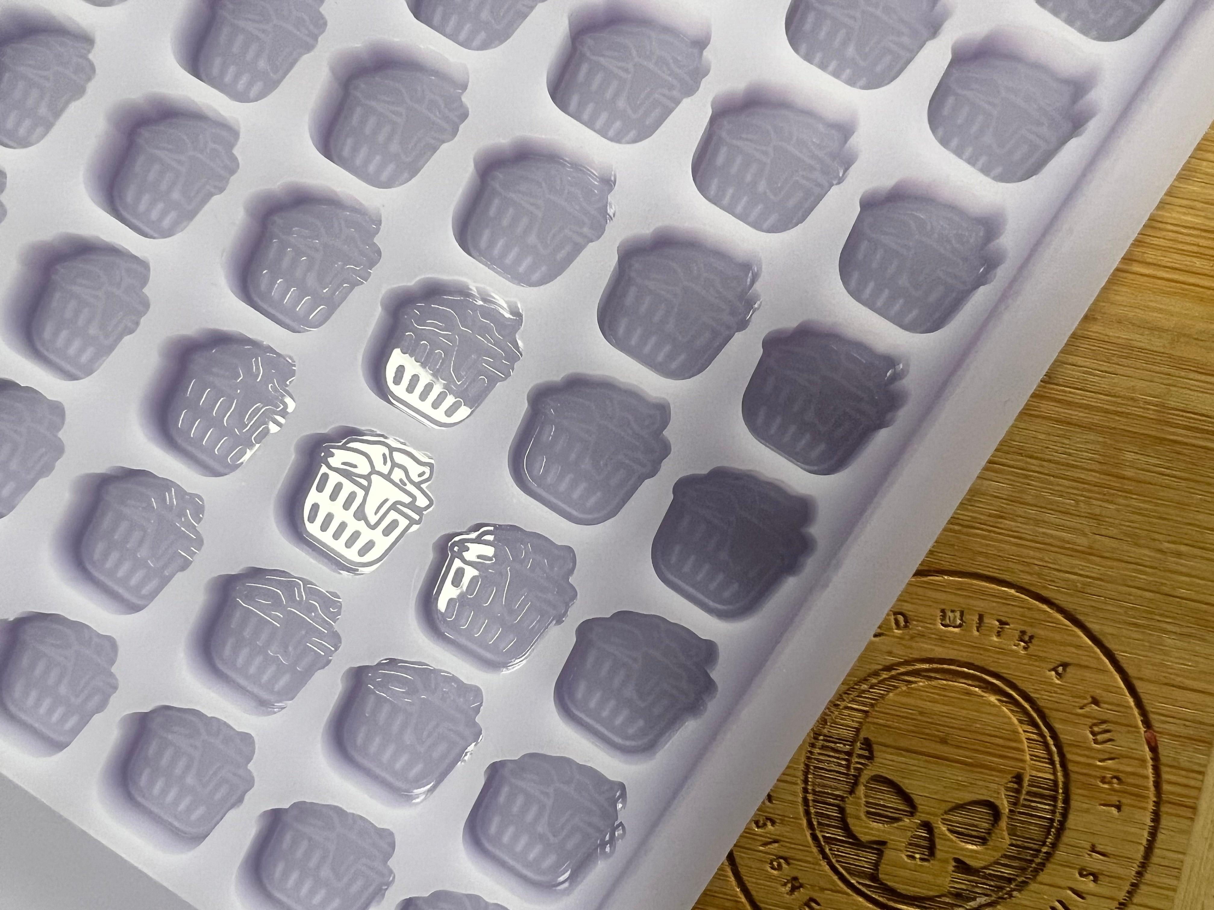 Laundry Basket Scrape n Scoop Wax Tray Silicone Mold - Designed with a Twist  - Top quality silicone molds made in the UK.