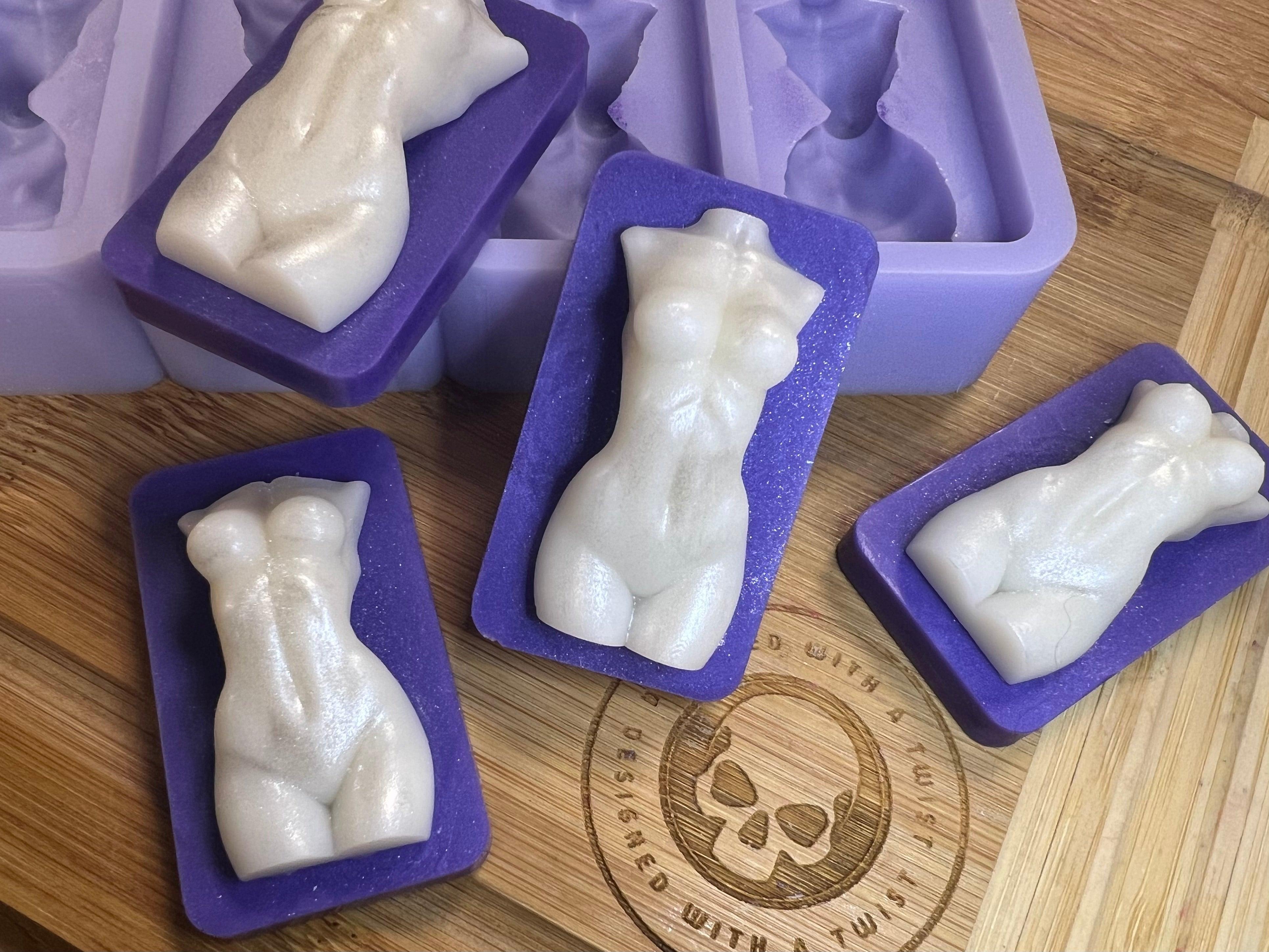 Goddess Torso Melt Silicone Mold - Designed with a Twist  - Top quality silicone molds made in the UK.