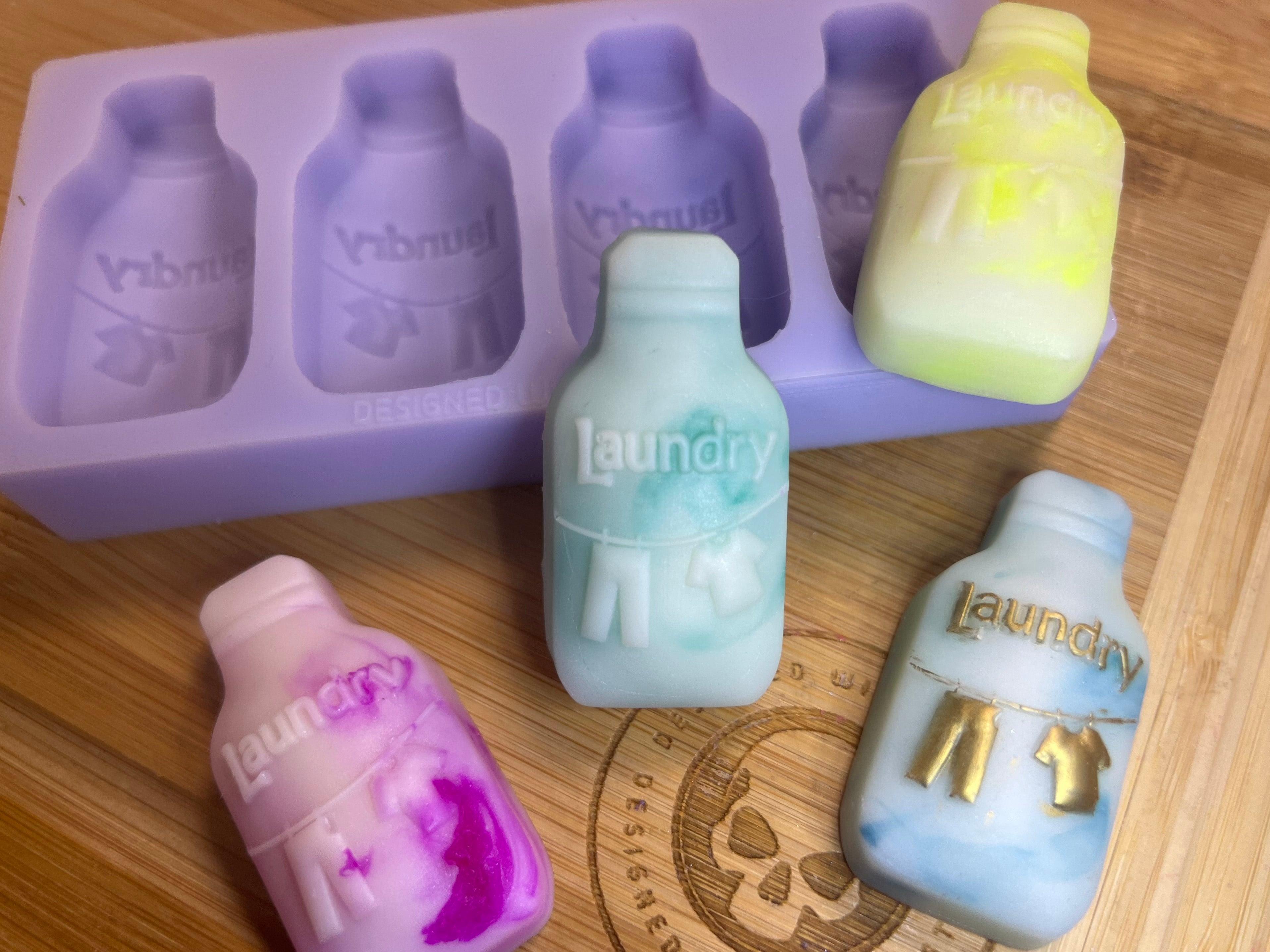 Laundry Bottle Wax Melt Silicone Mold - Designed with a Twist  - Top quality silicone molds made in the UK.