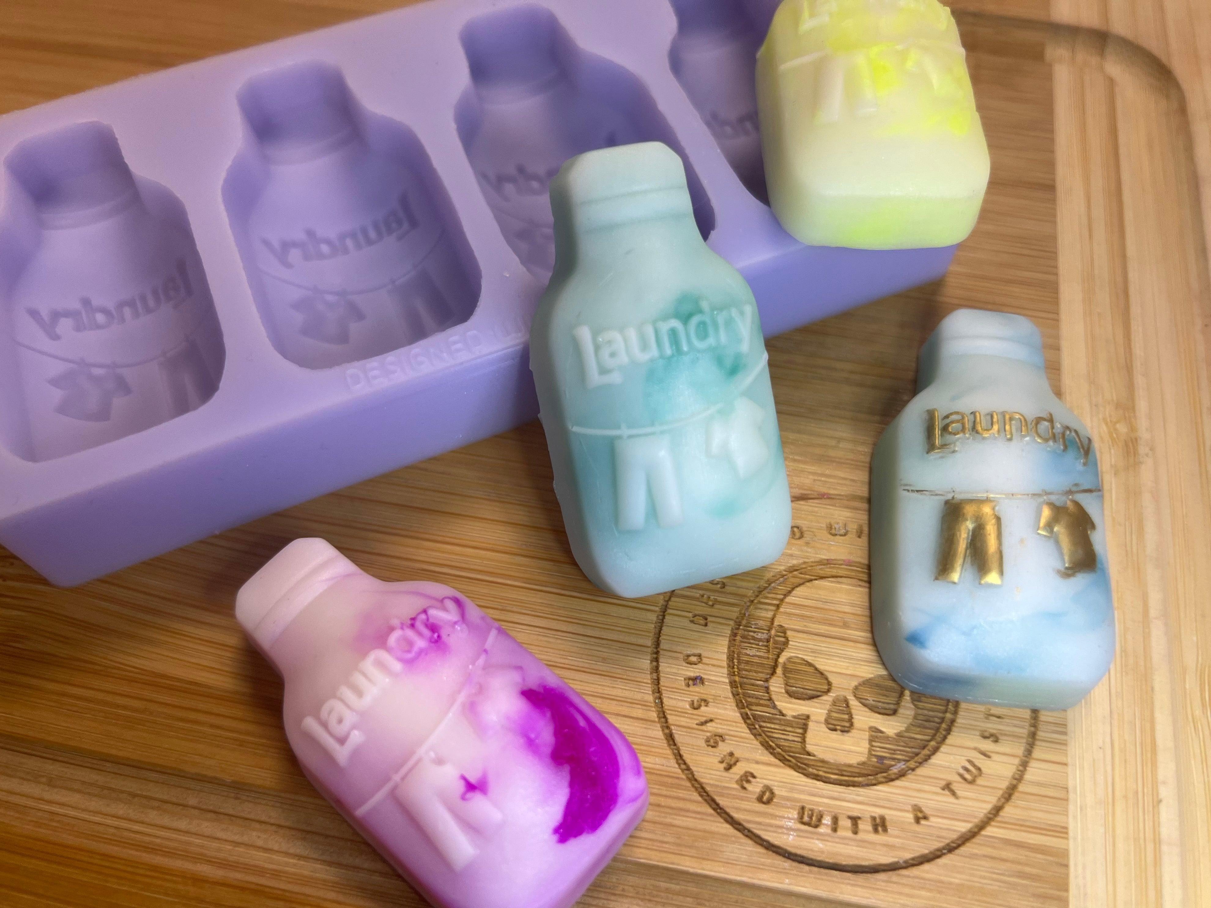 Laundry Bottle Wax Melt Silicone Mold - Designed with a Twist  - Top quality silicone molds made in the UK.